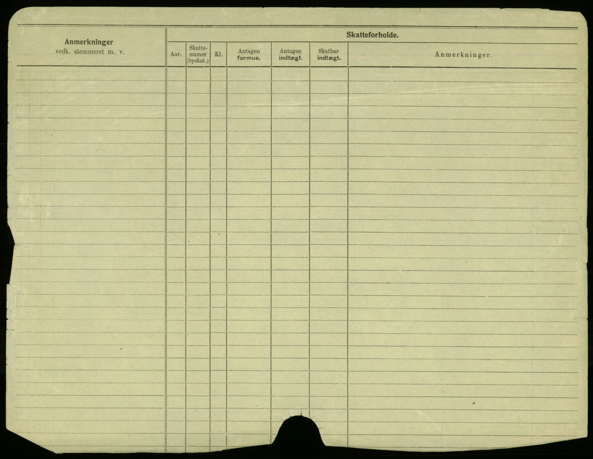 Oslo folkeregister, Registerkort, SAO/A-11715/F/Fa/Fac/L0003: Menn, 1906-1914, p. 1b