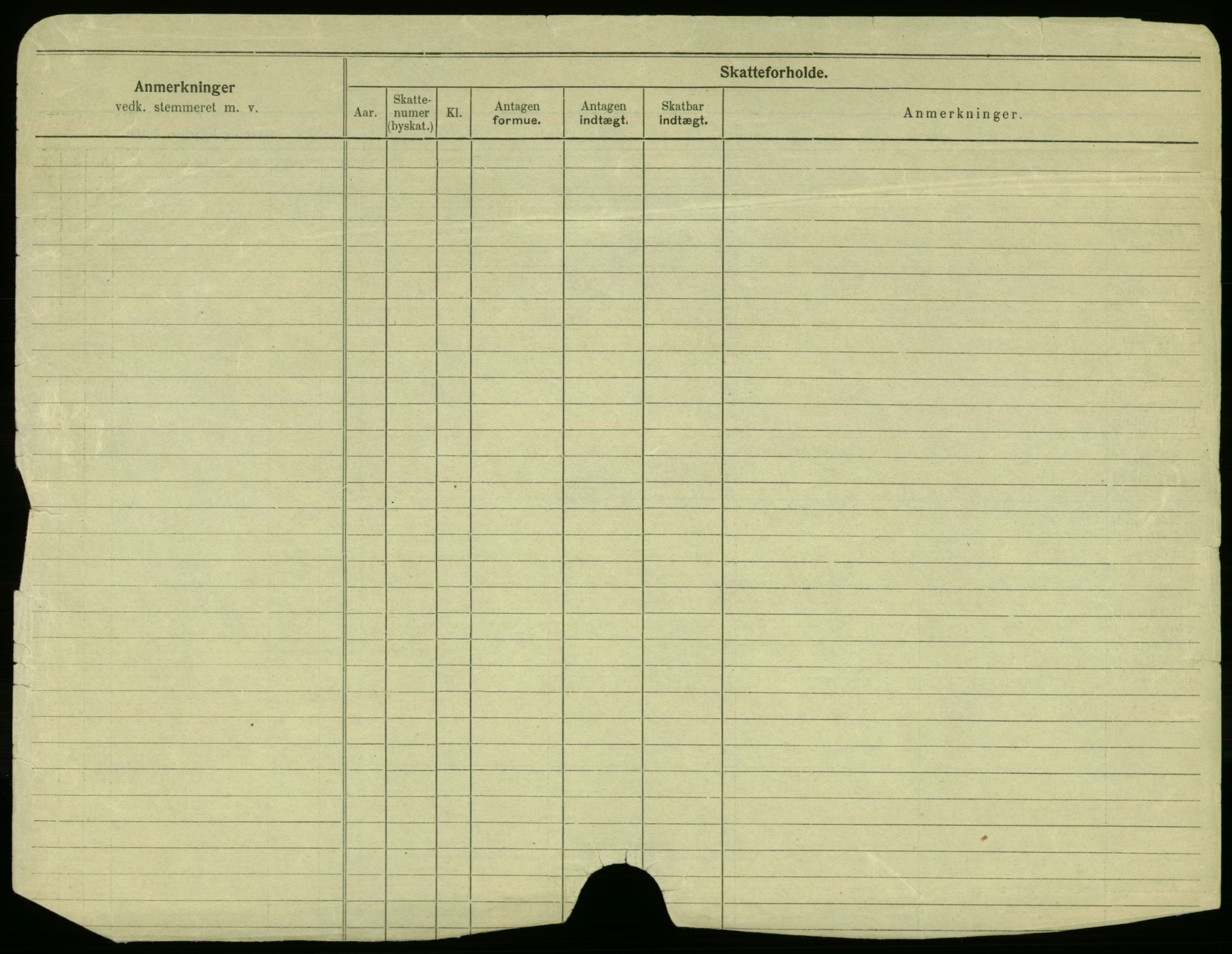 Oslo folkeregister, Registerkort, AV/SAO-A-11715/F/Fa/Fac/L0003: Menn, 1906-1914, p. 1b