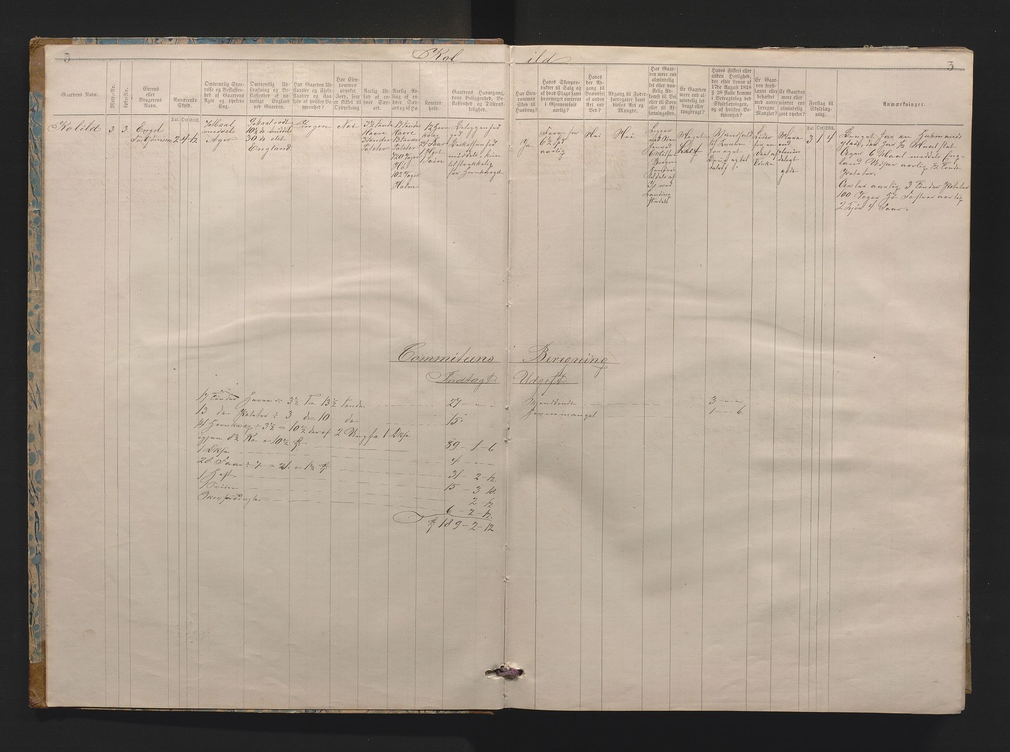 Fusa kommune. Herredskommisjonen av 1863, IKAH/1241-181/F/Fa/L0001: Skylddelingsprotokoll, 1864