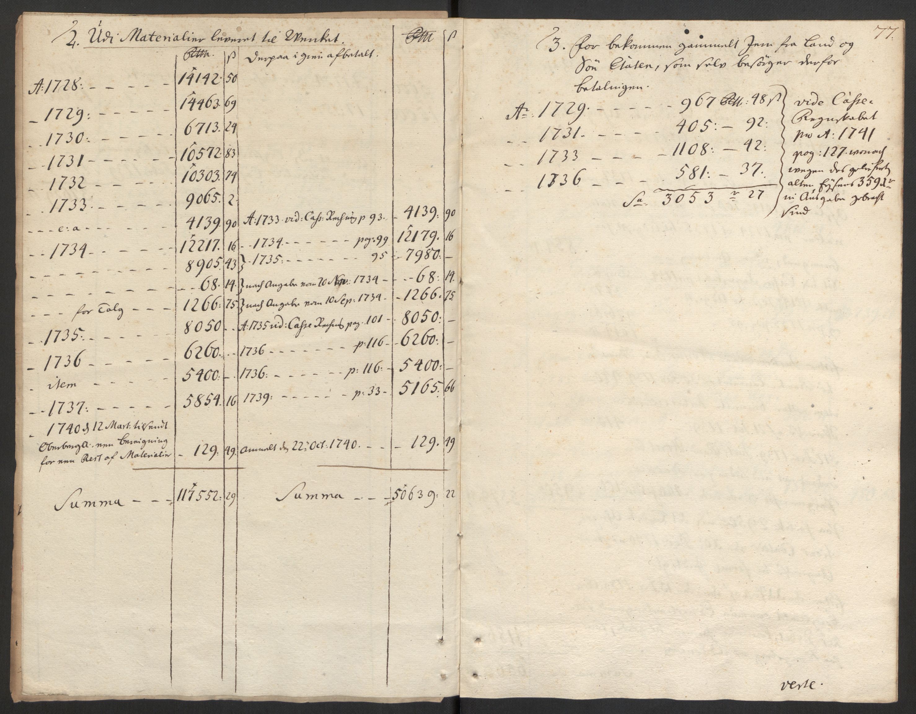 Rentekammeret inntil 1814, Realistisk ordnet avdeling, RA/EA-4070/Oa/L0014: [Y17]: Forskjellige dokumenter om Kongsbergs mynt, 1723-1765, p. 93