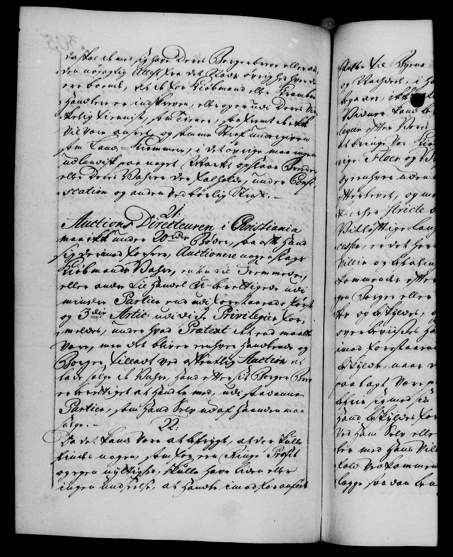 Danske Kanselli 1572-1799, RA/EA-3023/F/Fc/Fca/Fcaa/L0036: Norske registre, 1749-1750, p. 305b