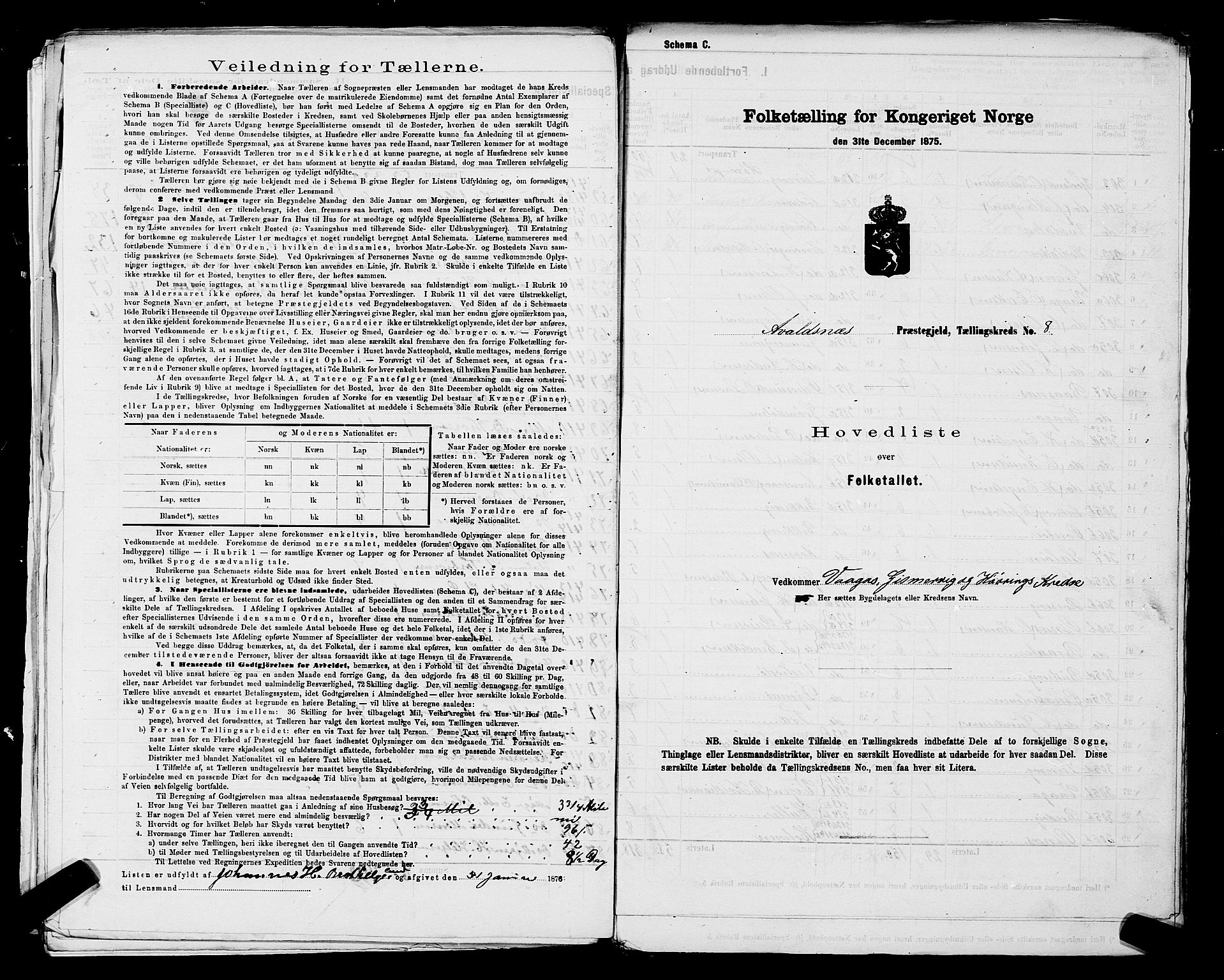 SAST, 1875 census for 1147L Avaldsnes/Avaldsnes og Kopervik, 1875, p. 30