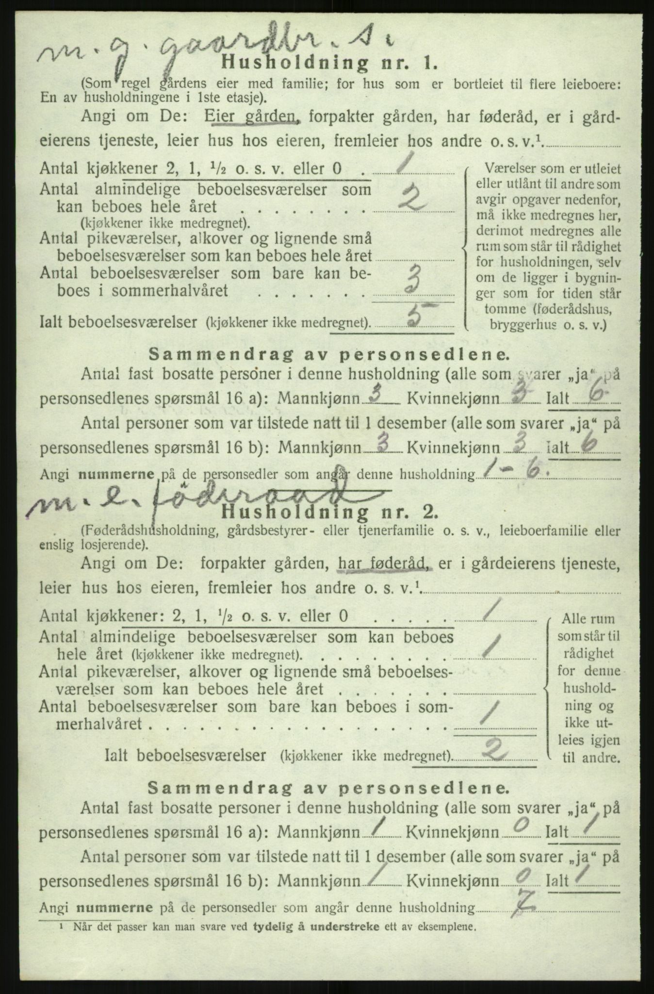 SAT, 1920 census for Ørskog, 1920, p. 705