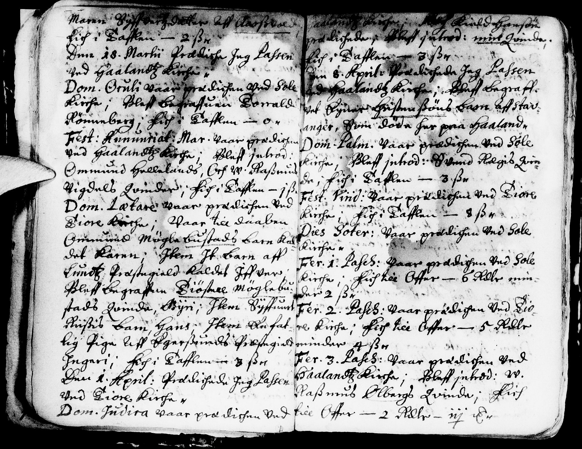 Håland sokneprestkontor, AV/SAST-A-101802/001/30BA/L0001: Parish register (official) no. A 1, 1671-1722