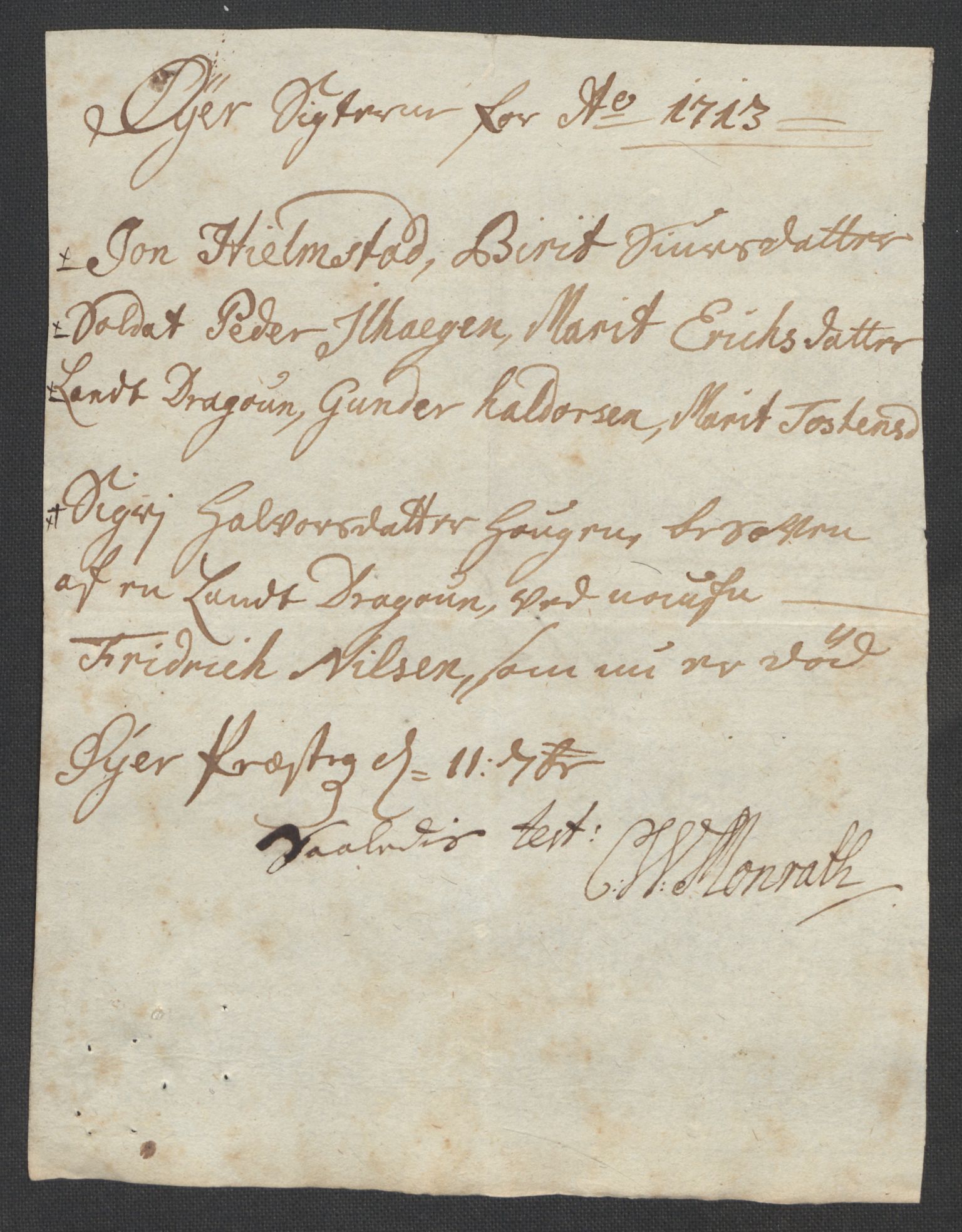 Rentekammeret inntil 1814, Reviderte regnskaper, Fogderegnskap, AV/RA-EA-4092/R17/L1182: Fogderegnskap Gudbrandsdal, 1713, p. 423