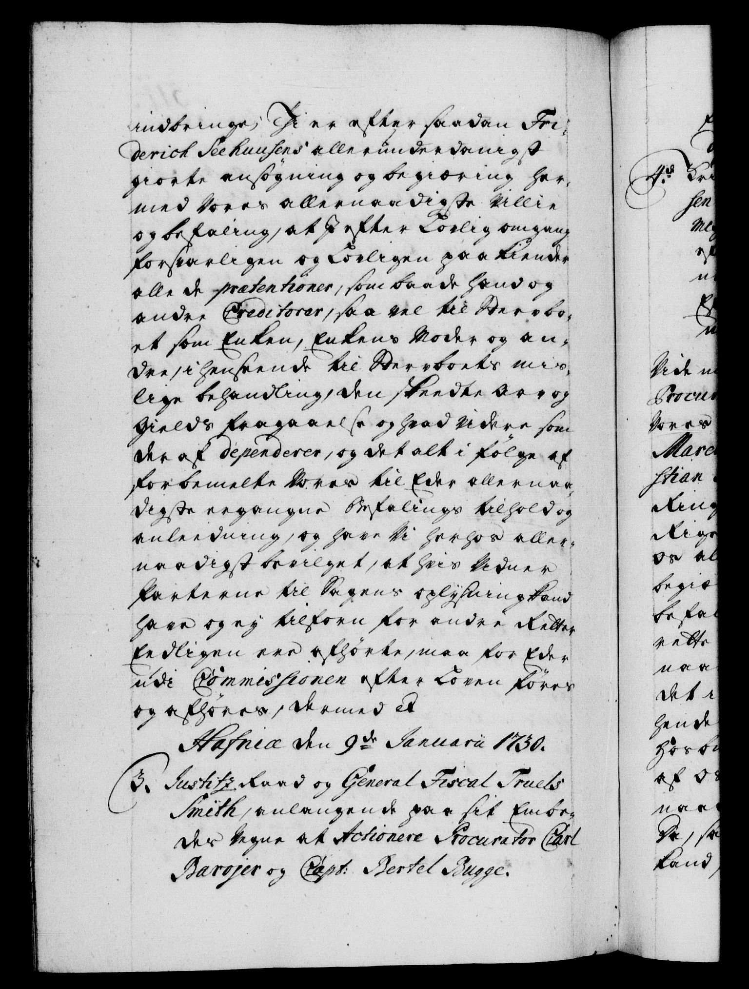 Danske Kanselli 1572-1799, AV/RA-EA-3023/F/Fc/Fca/Fcab/L0024: Norske tegnelser, 1728-1730, p. 511b