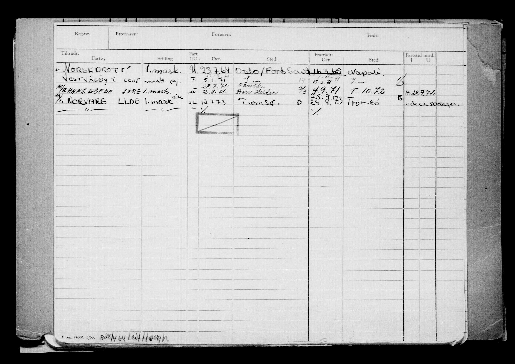 Direktoratet for sjømenn, AV/RA-S-3545/G/Gb/L0142: Hovedkort, 1916, p. 94