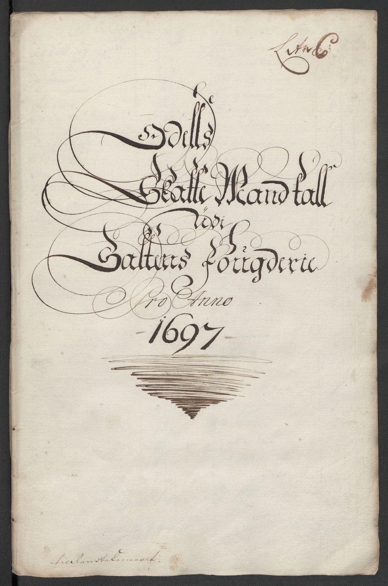 Rentekammeret inntil 1814, Reviderte regnskaper, Fogderegnskap, RA/EA-4092/R66/L4579: Fogderegnskap Salten, 1697-1700, p. 47