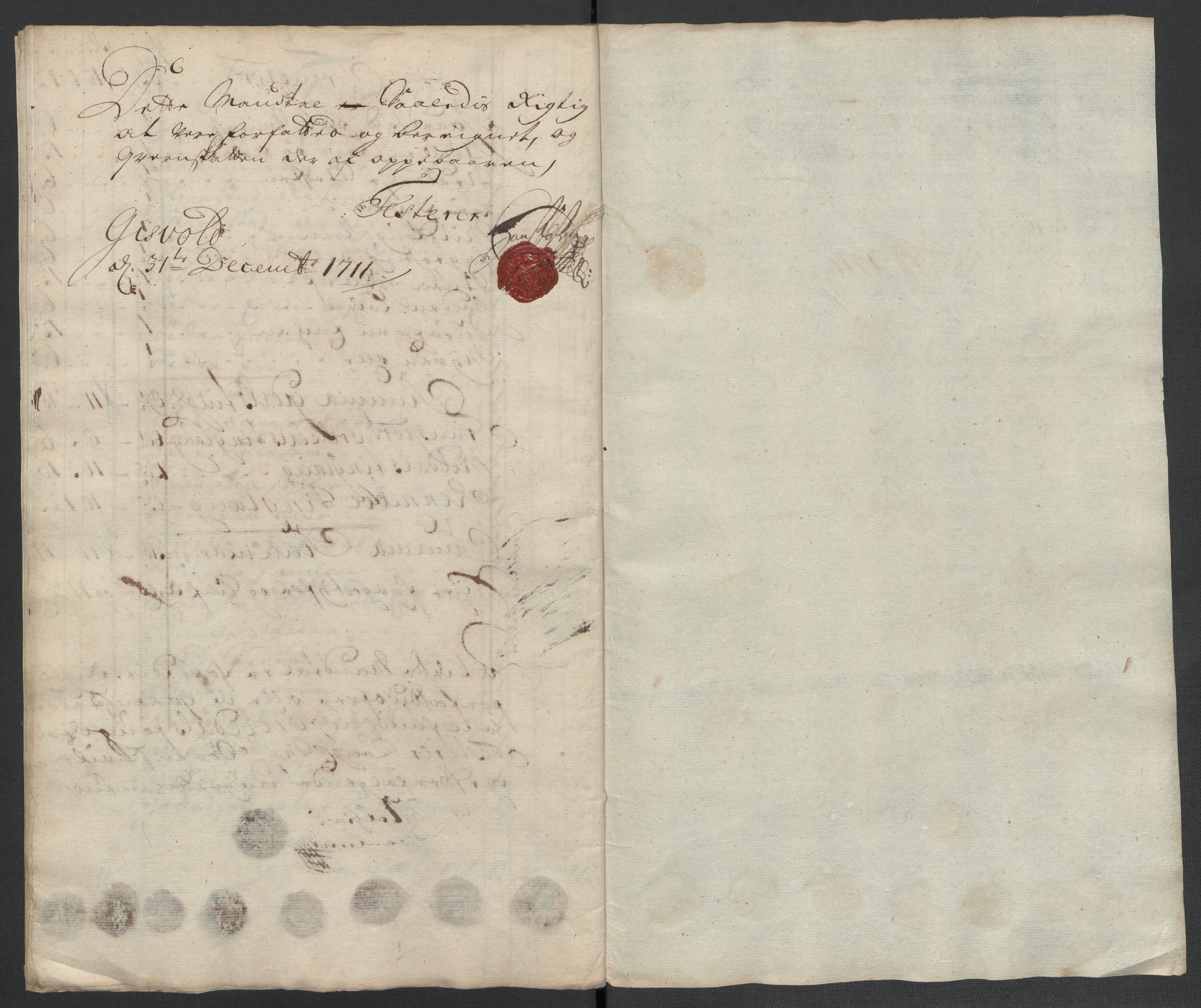 Rentekammeret inntil 1814, Reviderte regnskaper, Fogderegnskap, RA/EA-4092/R60/L3961: Fogderegnskap Orkdal og Gauldal, 1711, p. 141