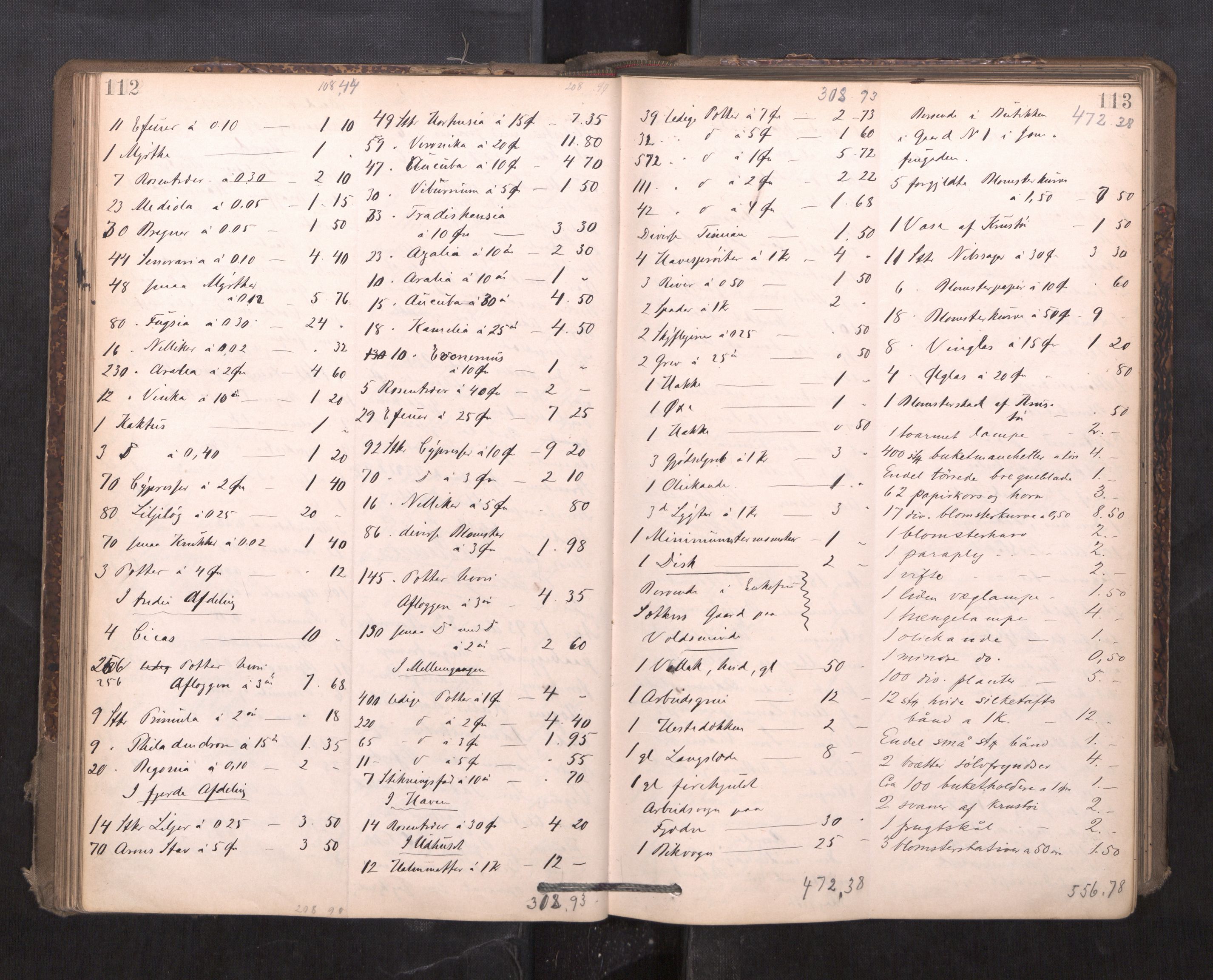 Trondheim byfogd, AV/SAT-A-0003/1/3/3C/L0015: Skifteregistreringsprotokoll - 24/2-21/3 (u/ register), 1893-1899, p. 112-113