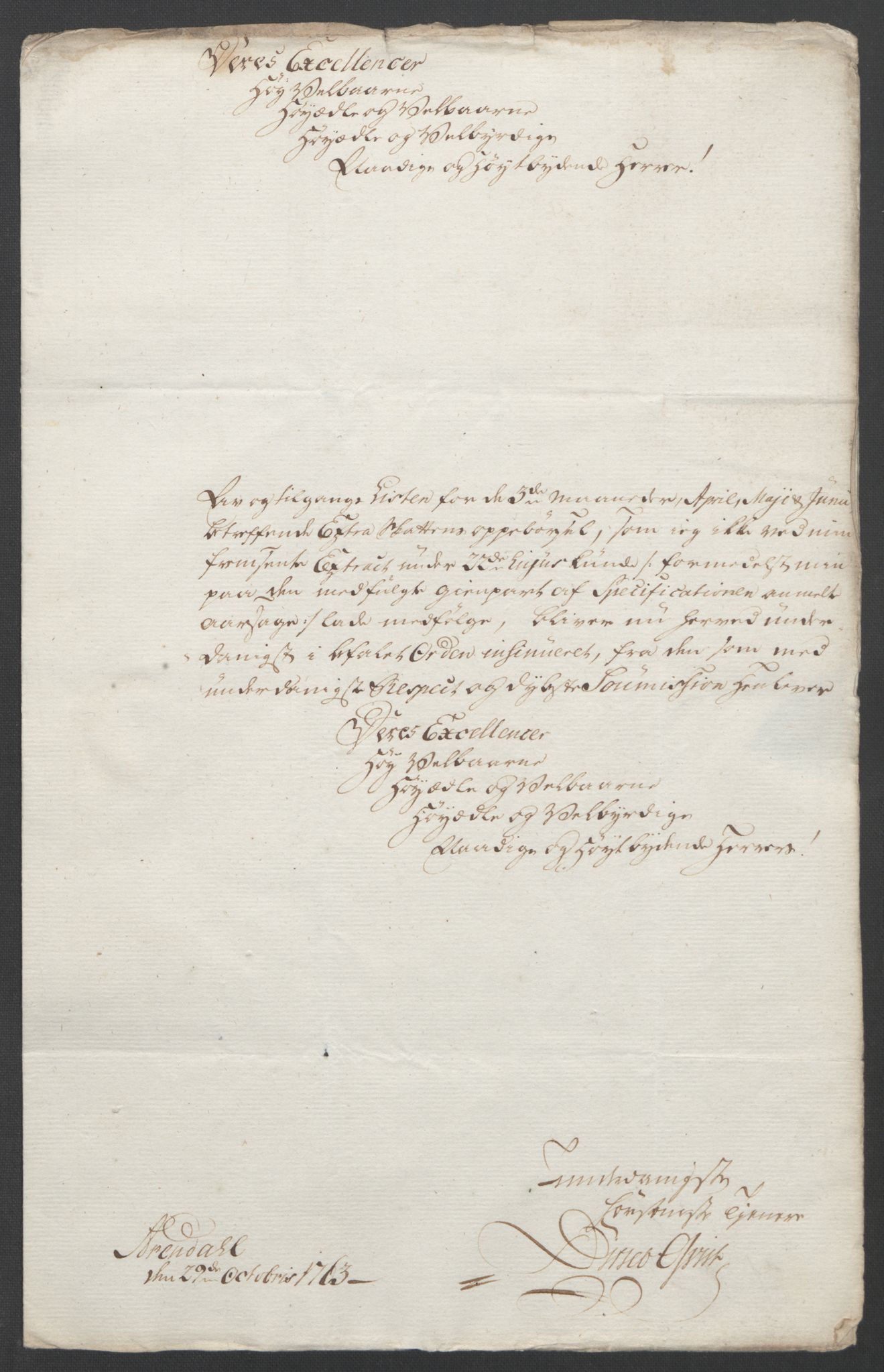 Rentekammeret inntil 1814, Reviderte regnskaper, Fogderegnskap, AV/RA-EA-4092/R39/L2424: Ekstraskatten Nedenes, 1762-1767, p. 74