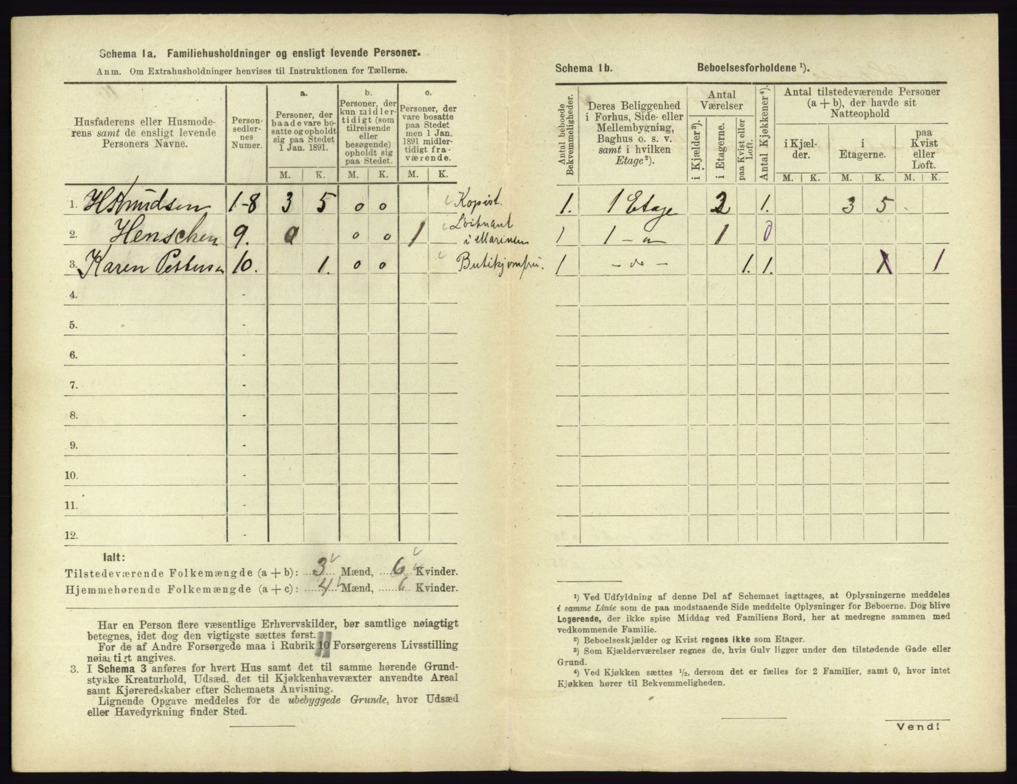 RA, 1891 census for 0703 Horten, 1891, p. 926