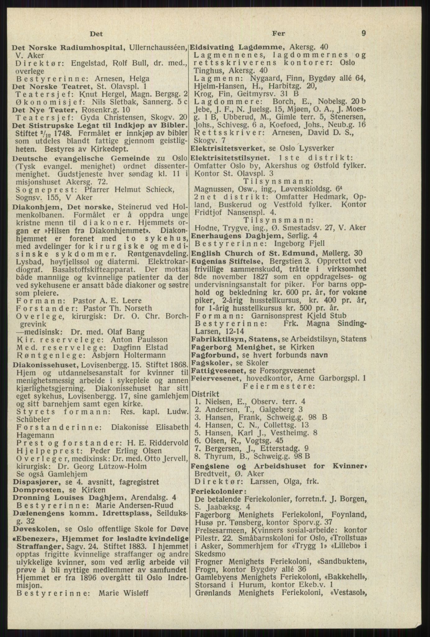 Kristiania/Oslo adressebok, PUBL/-, 1941, p. 9