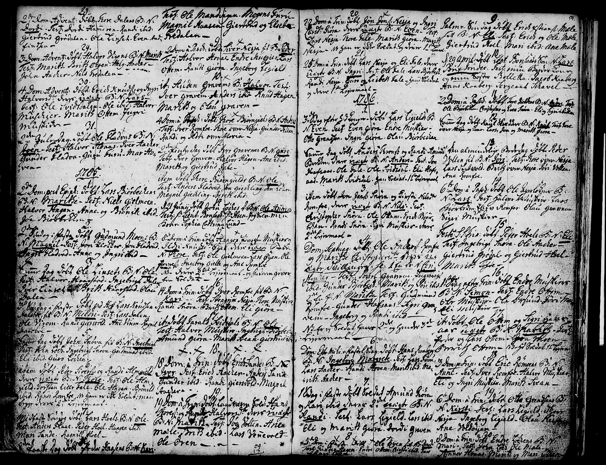 Ministerialprotokoller, klokkerbøker og fødselsregistre - Møre og Romsdal, SAT/A-1454/590/L1007: Parish register (official) no. 590A01, 1752-1793, p. 54