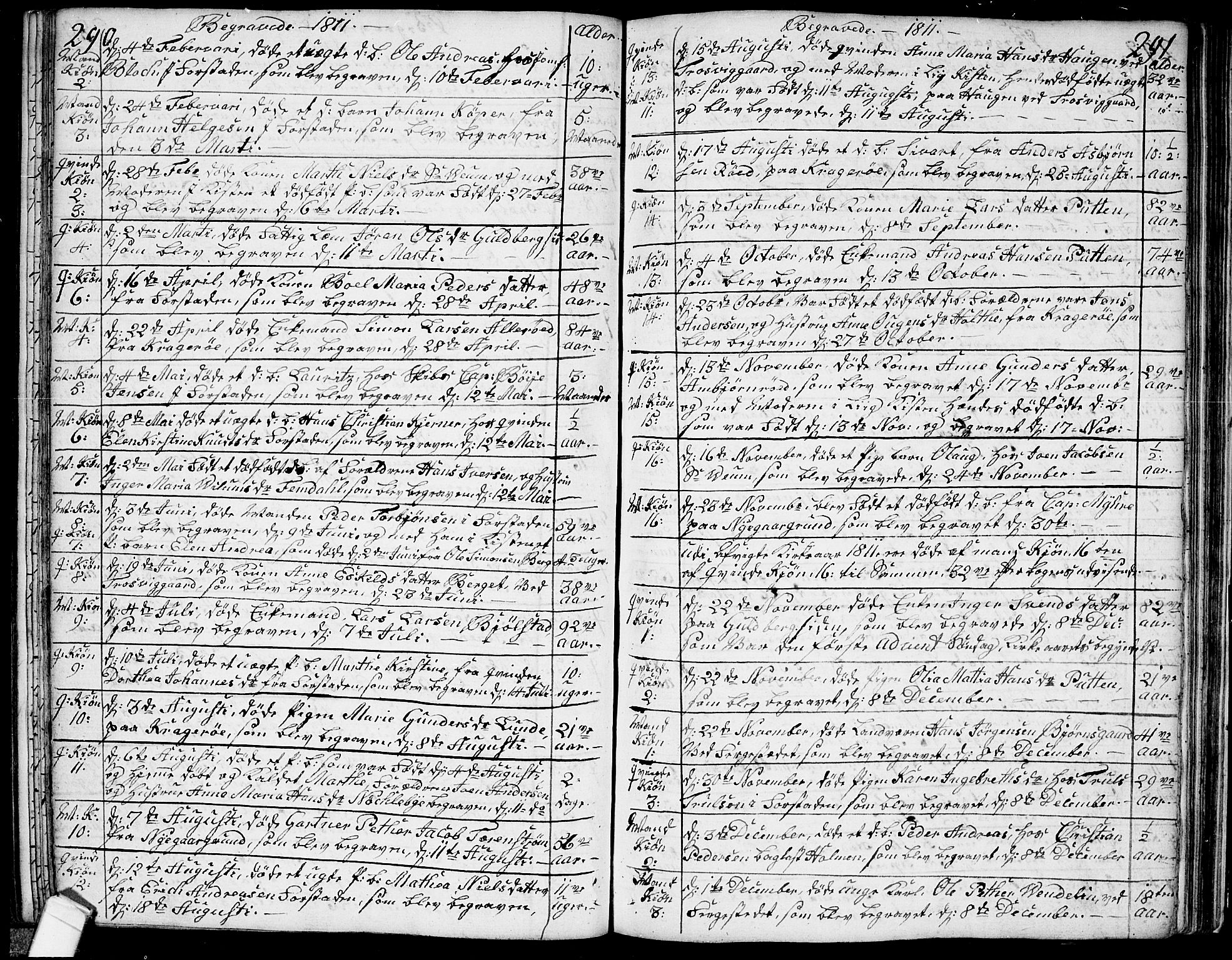 Glemmen prestekontor Kirkebøker, SAO/A-10908/F/Fa/L0003: Parish register (official) no. 3, 1803-1815, p. 290-291