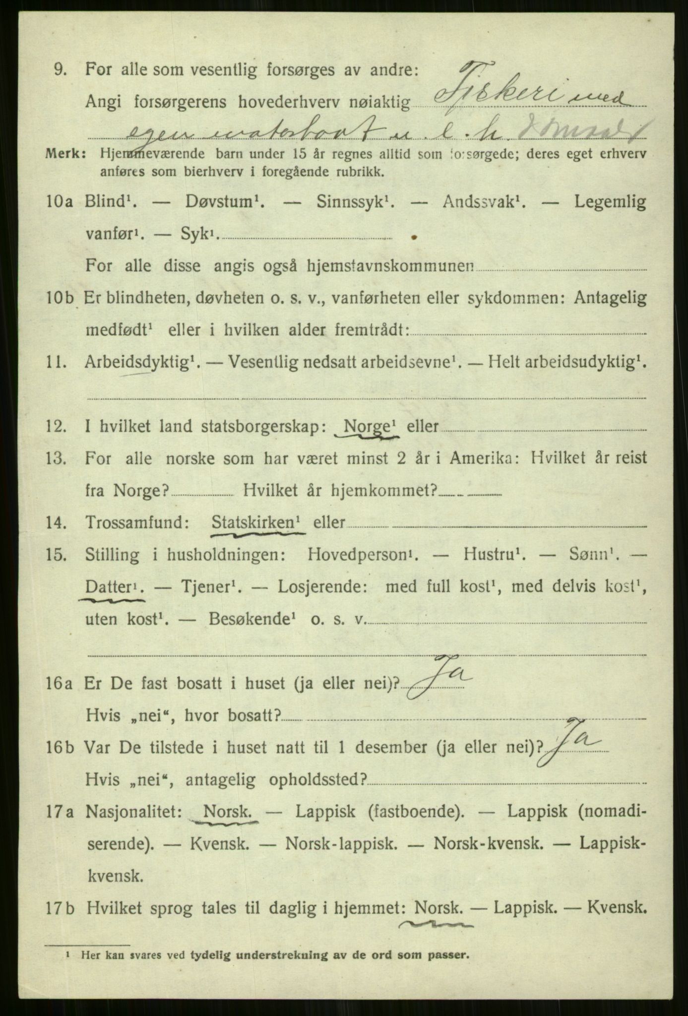 SATØ, 1920 census for Skjervøy, 1920, p. 6602