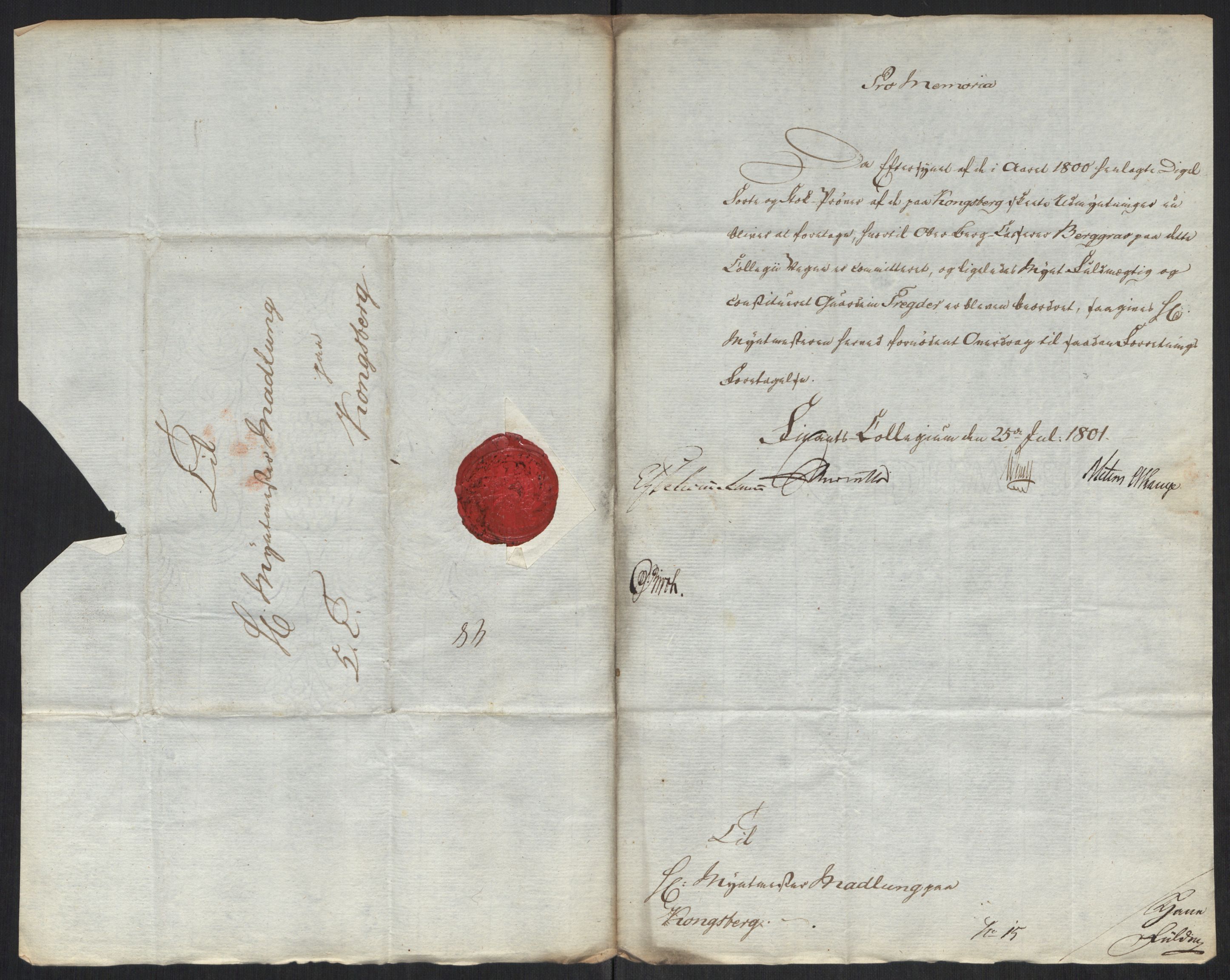 Rentekammeret inntil 1814, Realistisk ordnet avdeling, RA/EA-4070/Oa/L0008: [Y6]: Embetsbrev til myntmesteren på Kongsberg (1797-1806 og 1808-1813), 1797-1813, p. 115