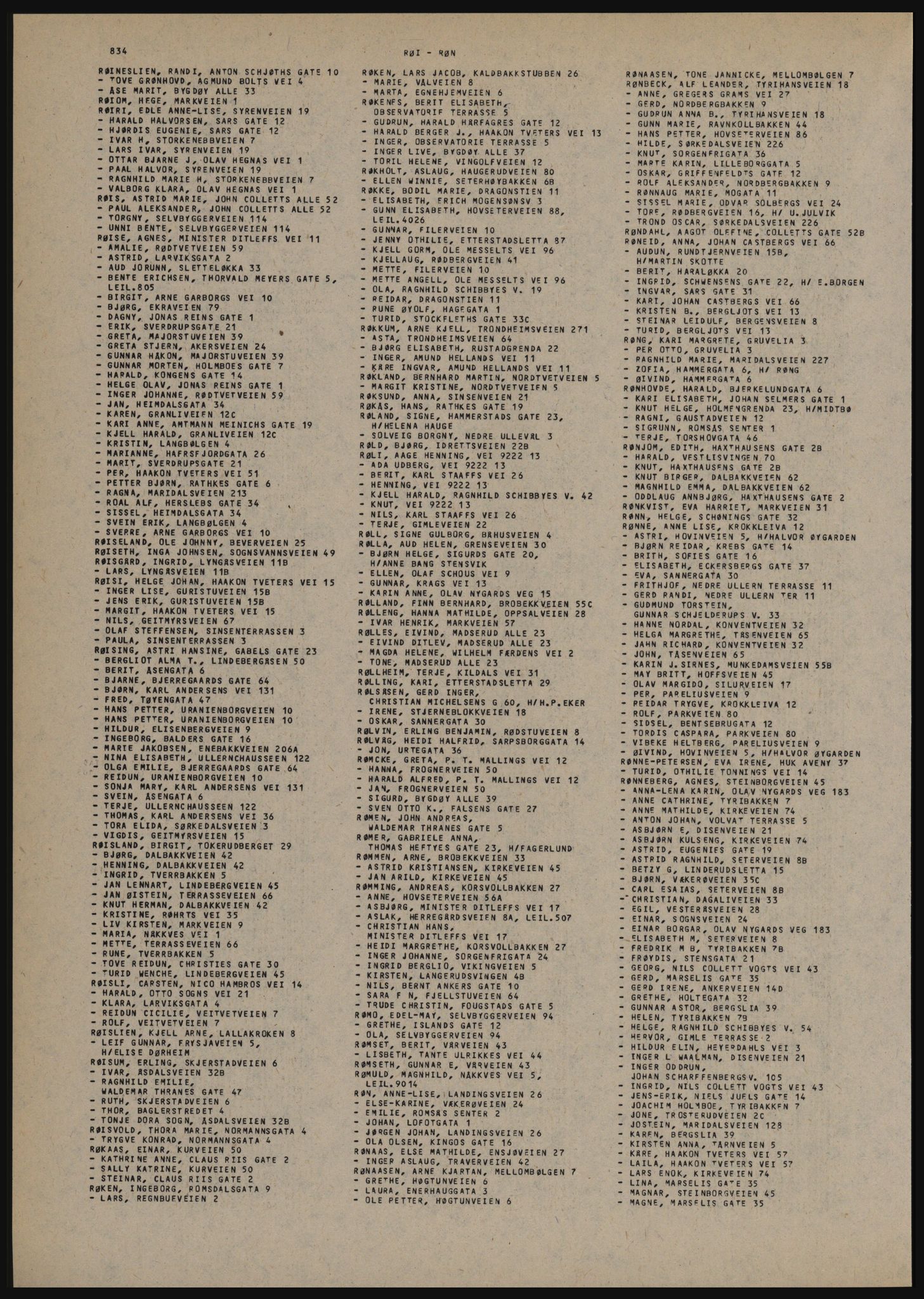 Kristiania/Oslo adressebok, PUBL/-, 1982-1983, p. 834