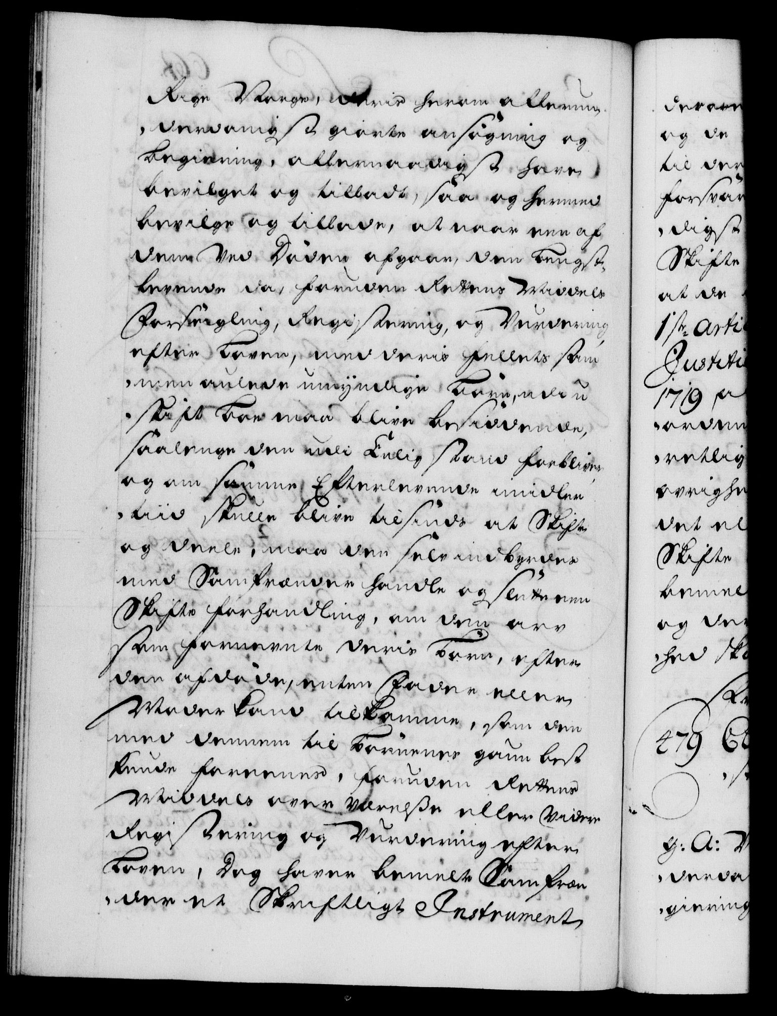 Danske Kanselli 1572-1799, AV/RA-EA-3023/F/Fc/Fca/Fcaa/L0028: Norske registre, 1733-1734, p. 661b