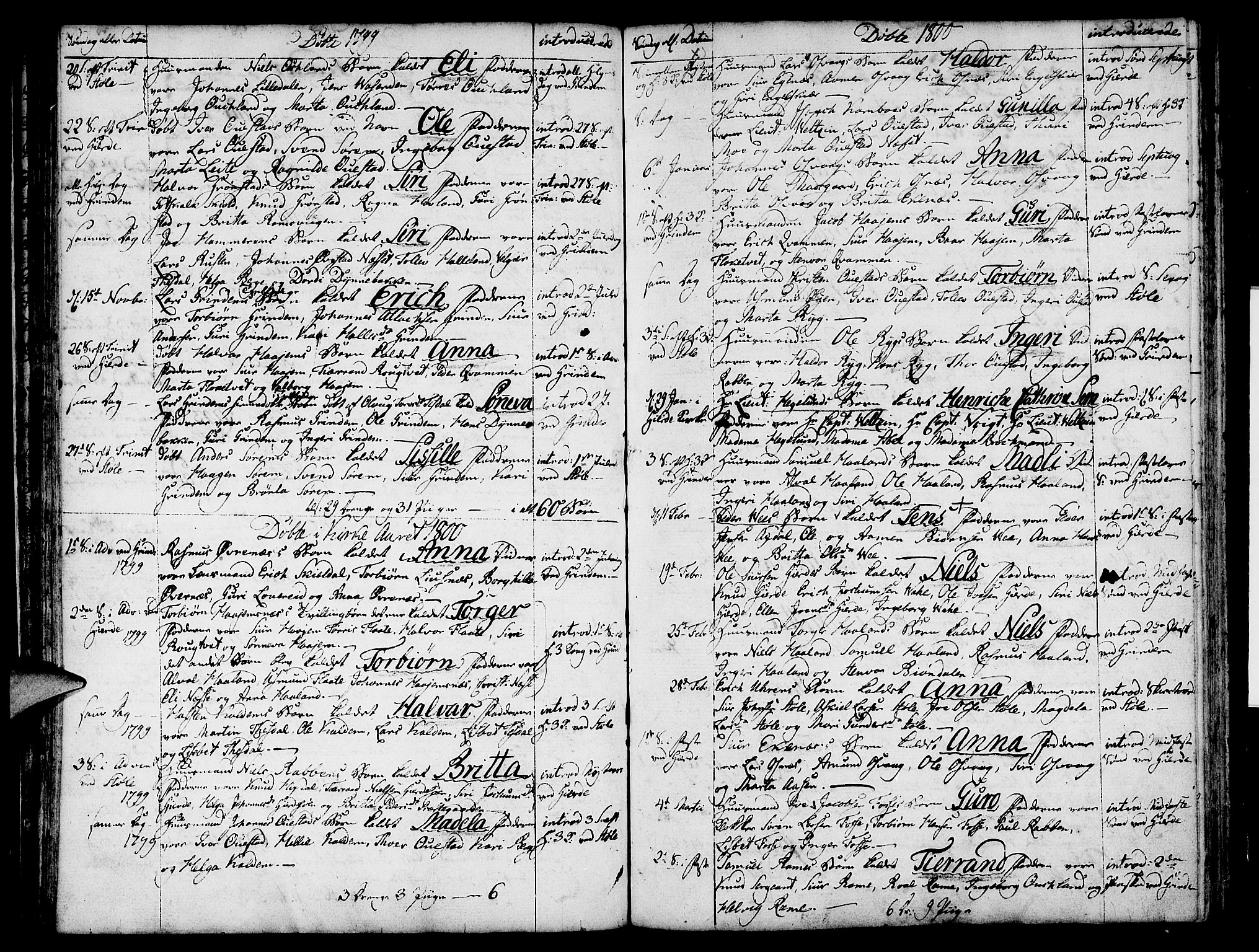 Etne sokneprestembete, SAB/A-75001/H/Haa: Parish register (official) no. A 4, 1782-1807, p. 46