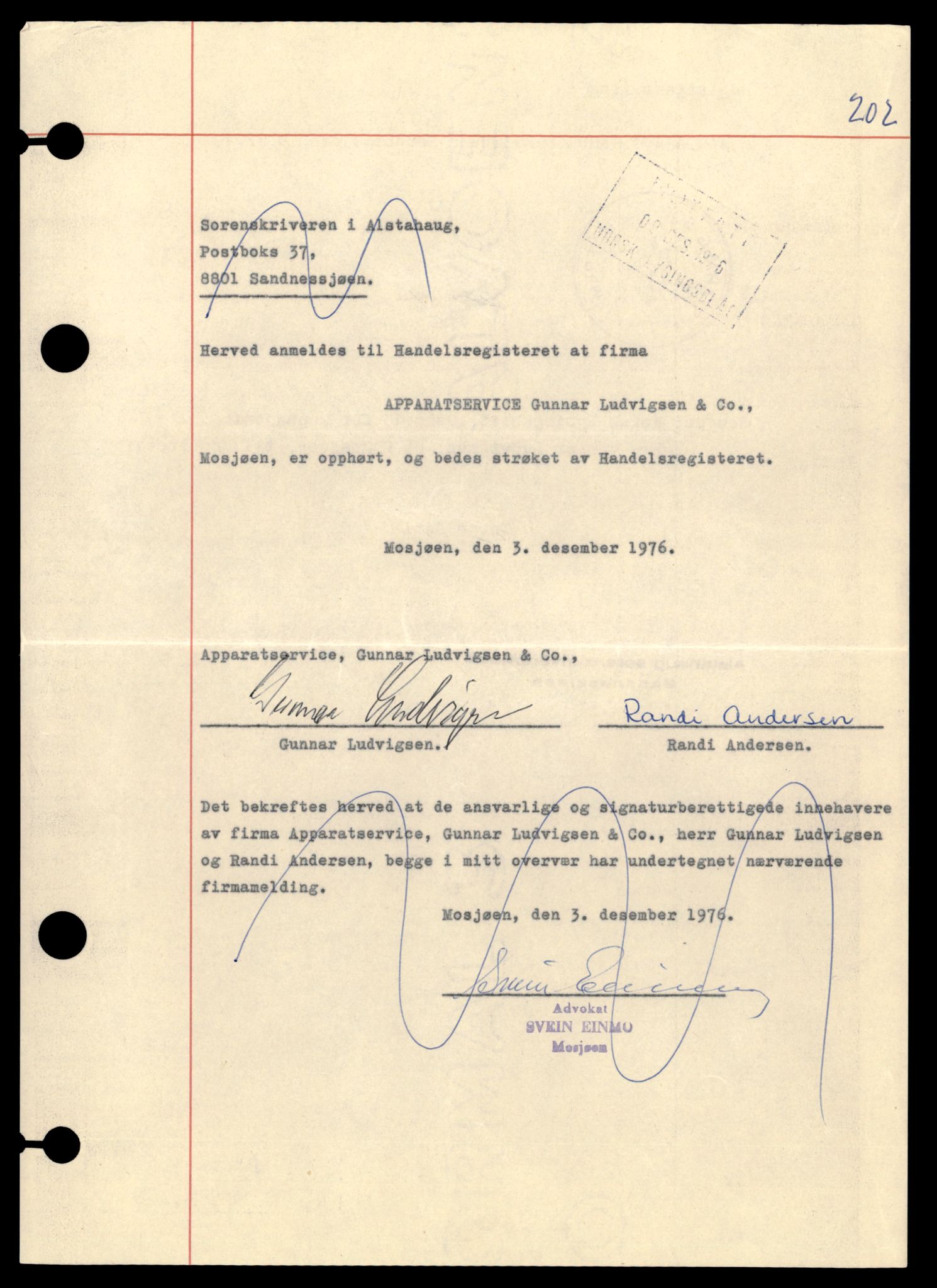 Alstahaug sorenskriveri, AV/SAT-A-1009/2/J/Jc/Jcb/L0001: Enkeltmannsforetak, A-D, 1944-1990, p. 5