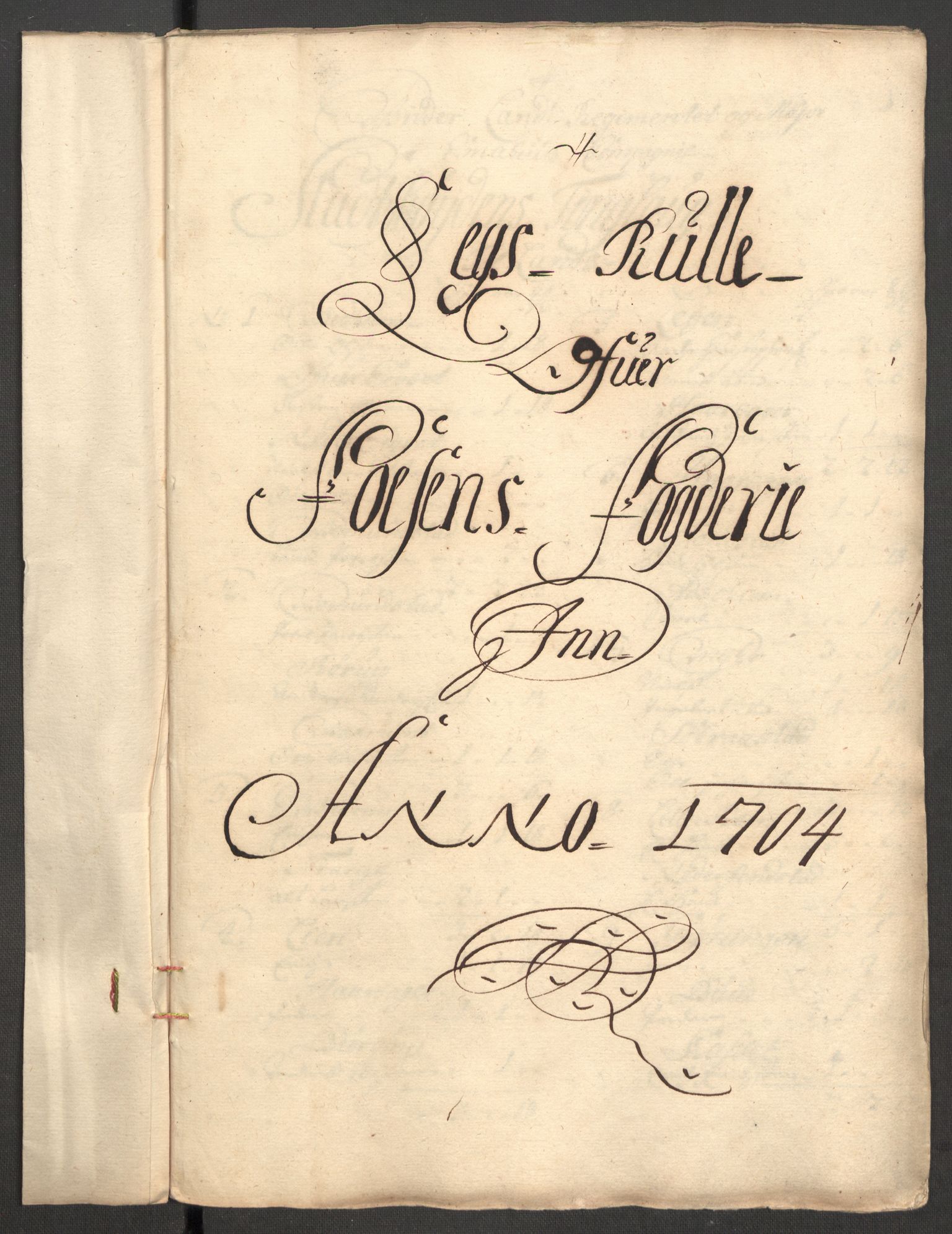 Rentekammeret inntil 1814, Reviderte regnskaper, Fogderegnskap, RA/EA-4092/R57/L3856: Fogderegnskap Fosen, 1704-1705, p. 116