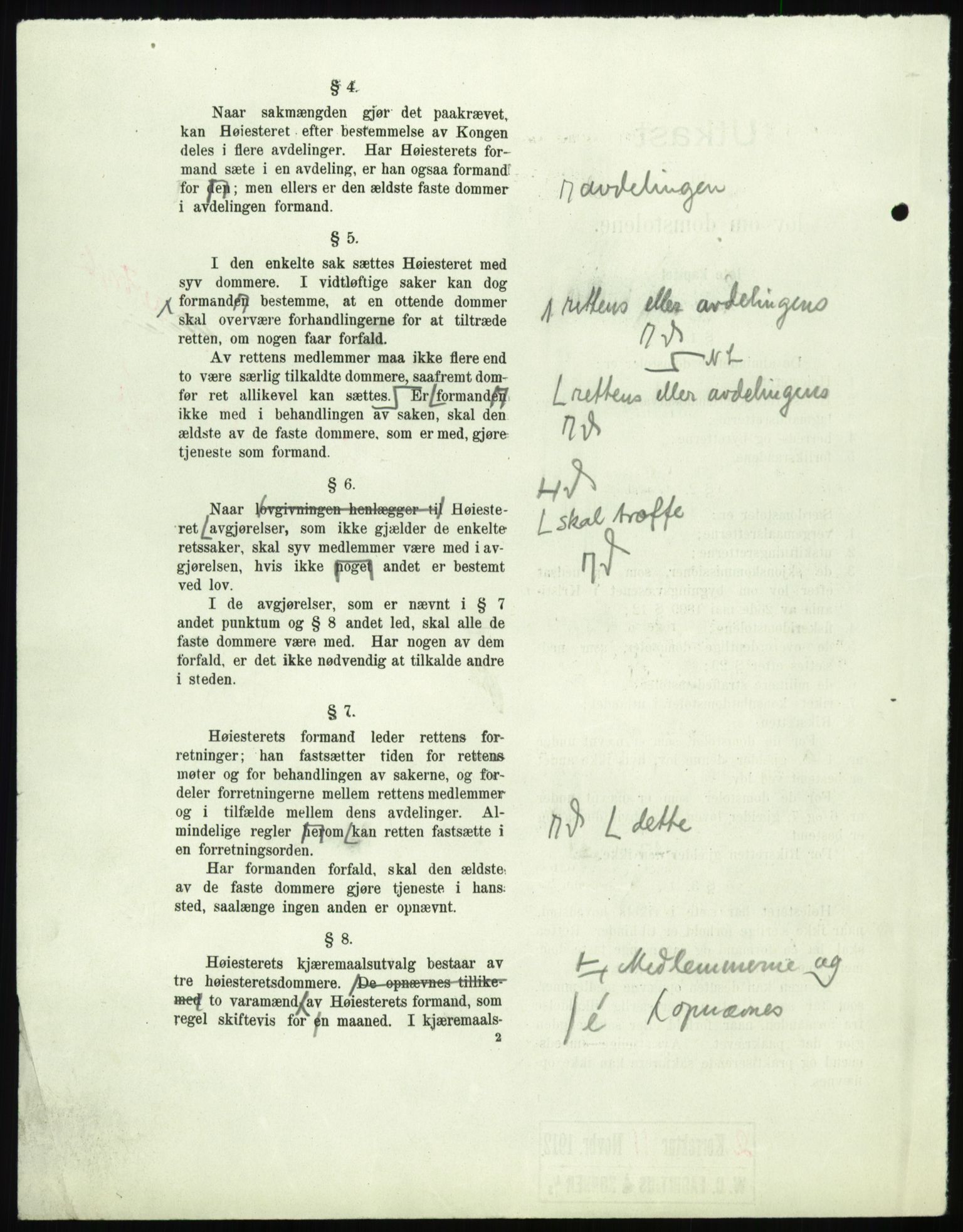 Justisdepartementet, Lovavdelingen, AV/RA-S-3212/D/De/L0156/0001: Sivilprosesslovene / Sivilprosess: XII- Ot.prp. nr. 10 - 1913: Om utferdigelse av lov om domstolene, lov om rettergangsmåten i tvistemål og lov om tvangsfullbyrdelse. Mappe 1/5 - 4/5, 1913, p. 366