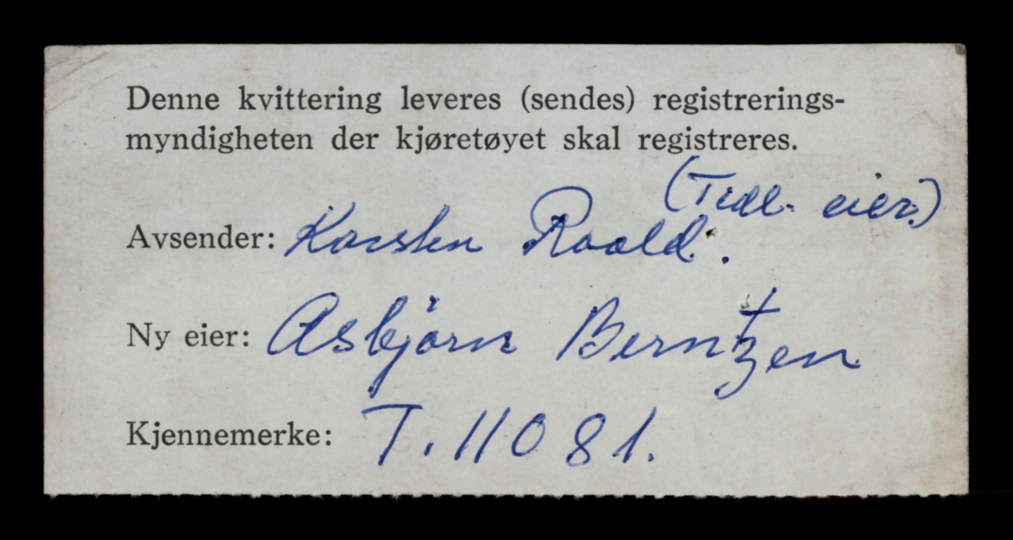 Møre og Romsdal vegkontor - Ålesund trafikkstasjon, AV/SAT-A-4099/F/Fe/L0026: Registreringskort for kjøretøy T 11046 - T 11160, 1927-1998, p. 1054