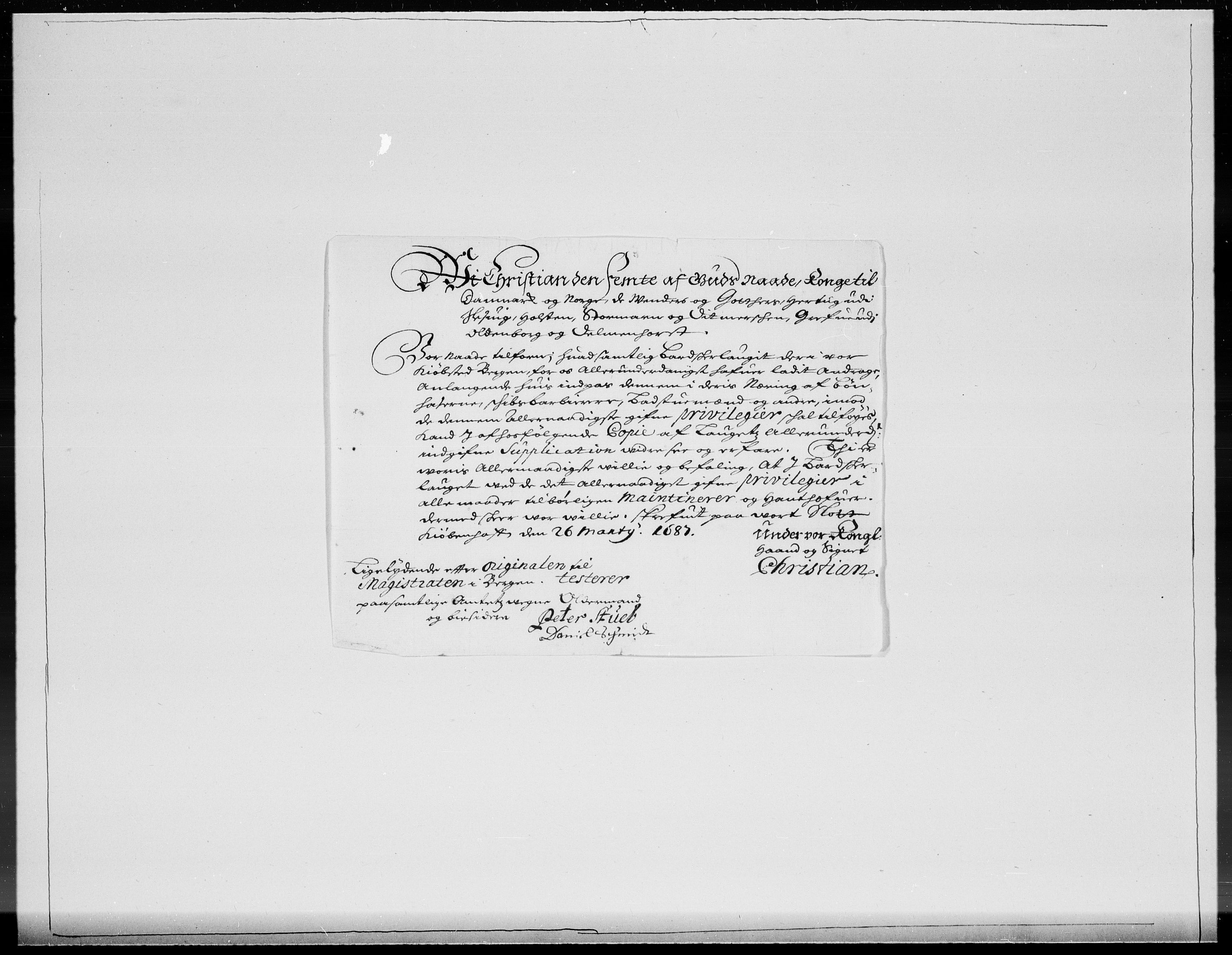 Danske Kanselli 1572-1799, AV/RA-EA-3023/F/Fc/Fcc/Fcca/L0051: Norske innlegg 1572-1799, 1700, p. 4