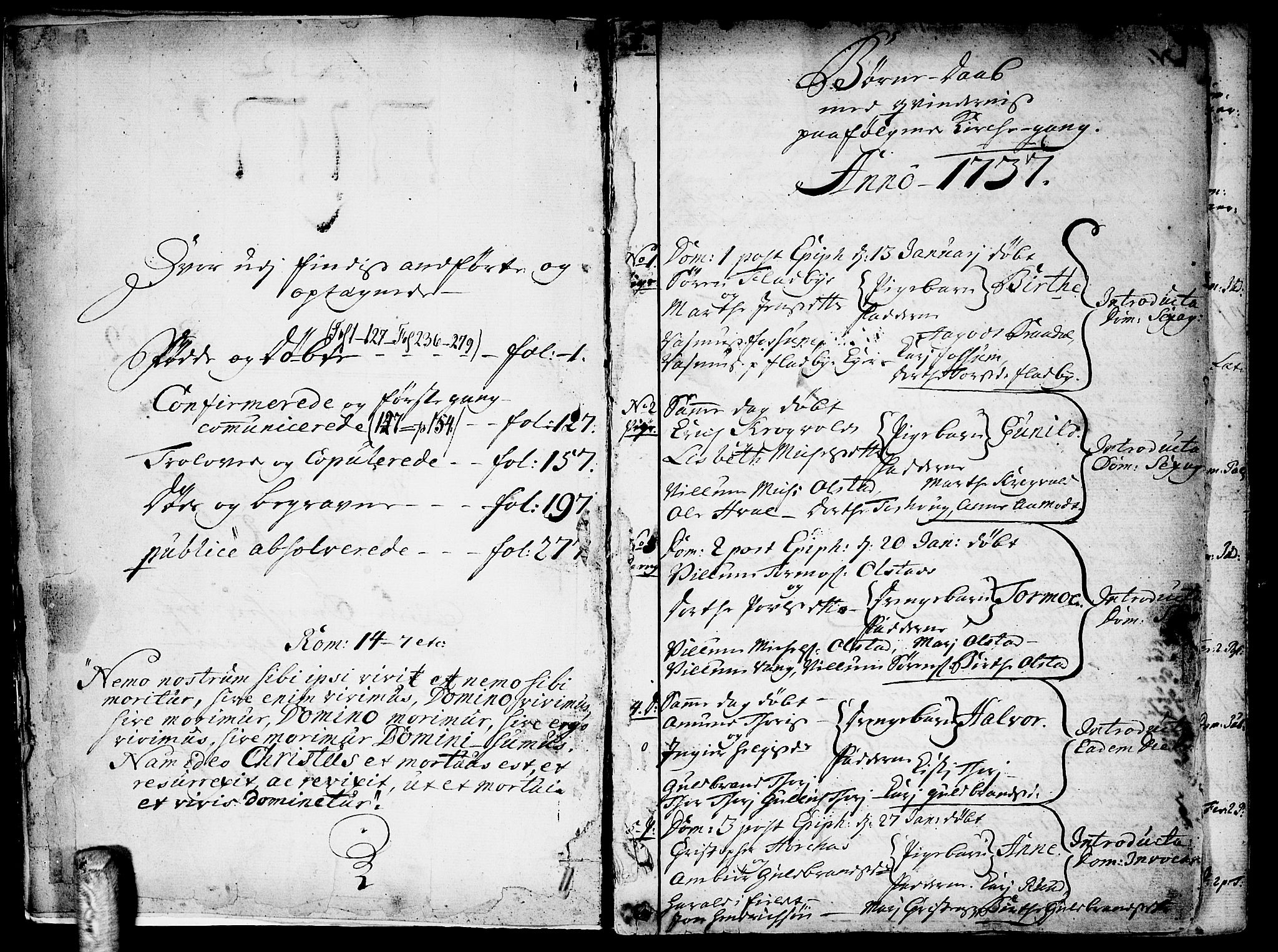 Gjerdrum prestekontor Kirkebøker, AV/SAO-A-10412b/F/Fa/L0002: Parish register (official) no. I 2, 1737-1797