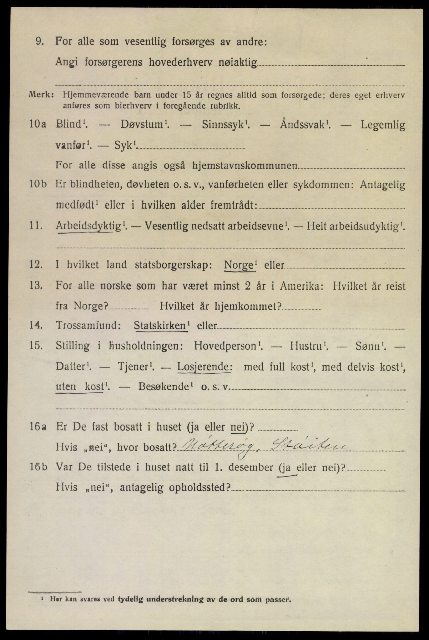 SAKO, 1920 census for Nøtterøy, 1920, p. 3850