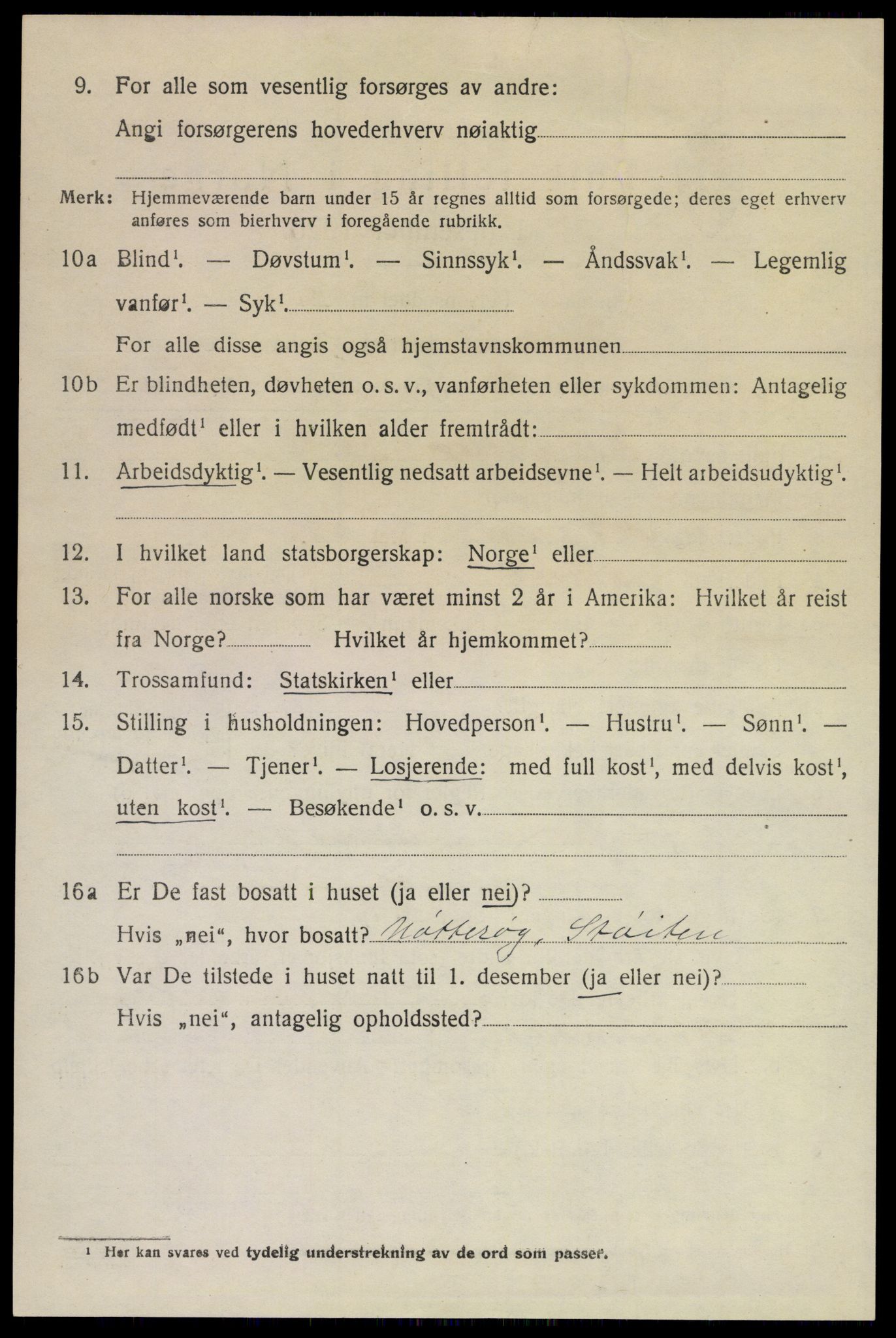 SAKO, 1920 census for Nøtterøy, 1920, p. 3850