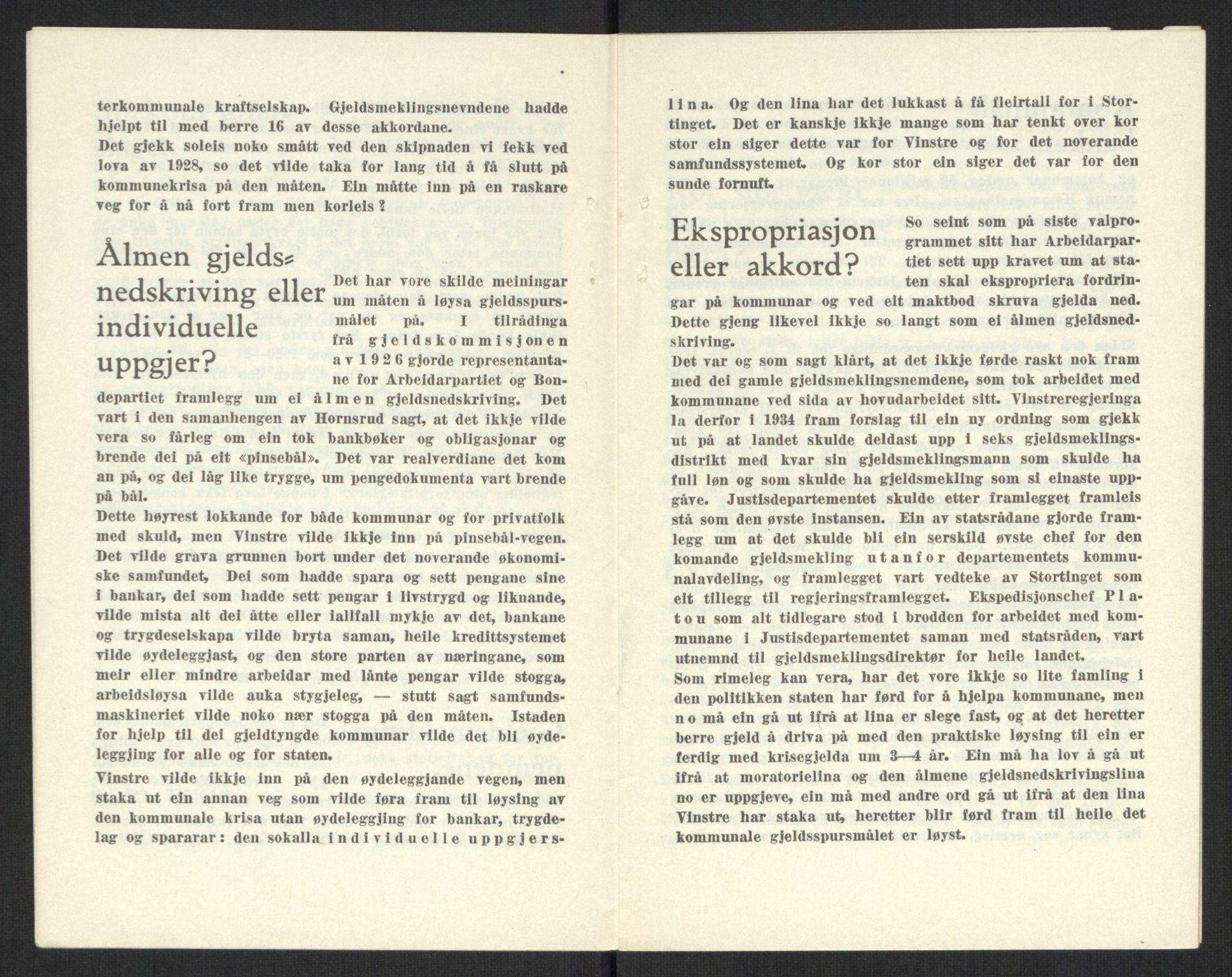 Venstres Hovedorganisasjon, AV/RA-PA-0876/X/L0001: De eldste skrifter, 1860-1936, p. 1069