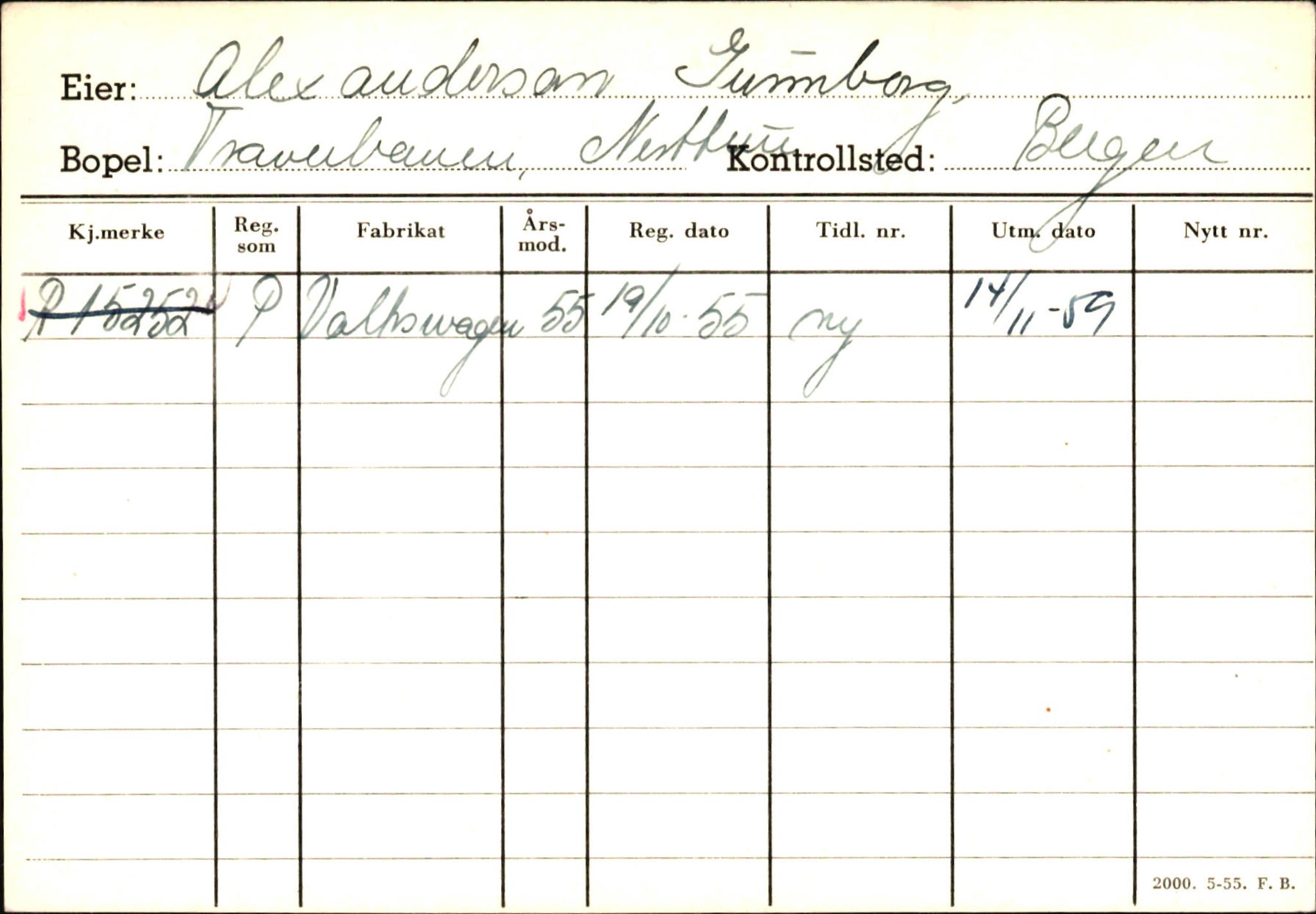 Statens vegvesen, Hordaland vegkontor, AV/SAB-A-5201/2/Ha/L0001: R-eierkort A, 1920-1971, p. 328