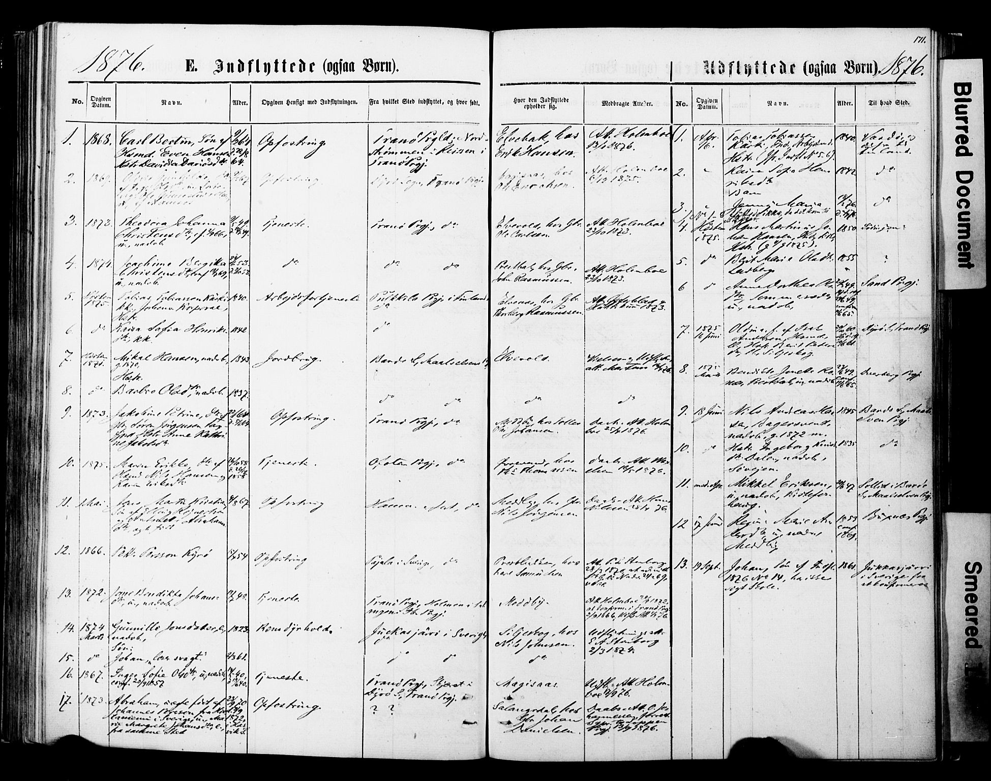 Ibestad sokneprestembete, SATØ/S-0077/H/Ha/Haa/L0013kirke: Parish register (official) no. 13, 1865-1879, p. 171