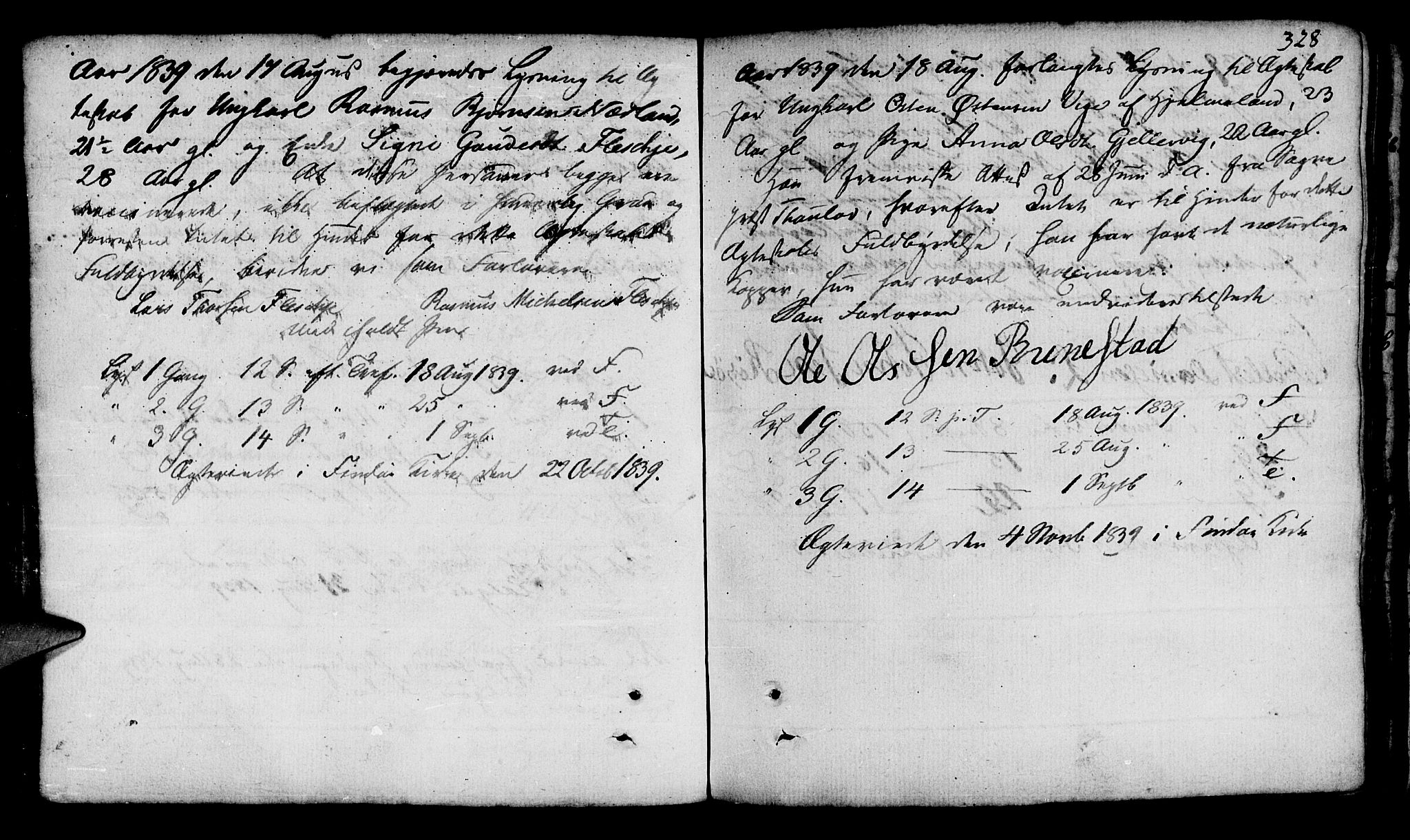 Finnøy sokneprestkontor, AV/SAST-A-101825/H/Ha/Haa/L0005: Parish register (official) no. A 5, 1773-1816, p. 328