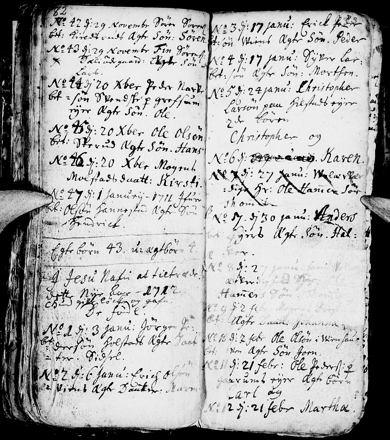 Nes prestekontor, Hedmark, AV/SAH-PREST-020/L/La/L0001: Parish register (copy) no. 1, 1663-1784, p. 82-83