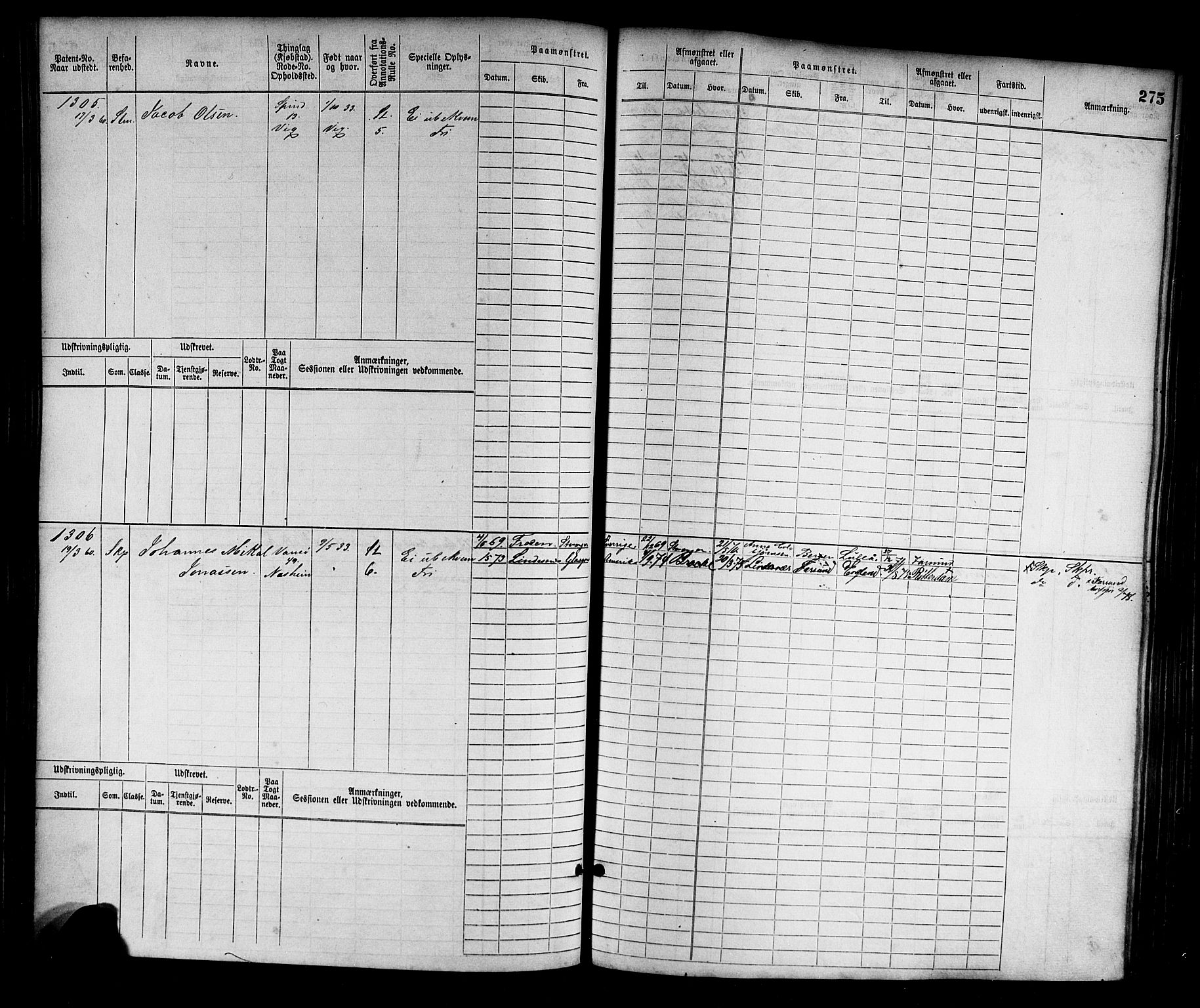 Farsund mønstringskrets, AV/SAK-2031-0017/F/Fb/L0002: Hovedrulle nr 759-1508, M-5, 1868-1900, p. 277