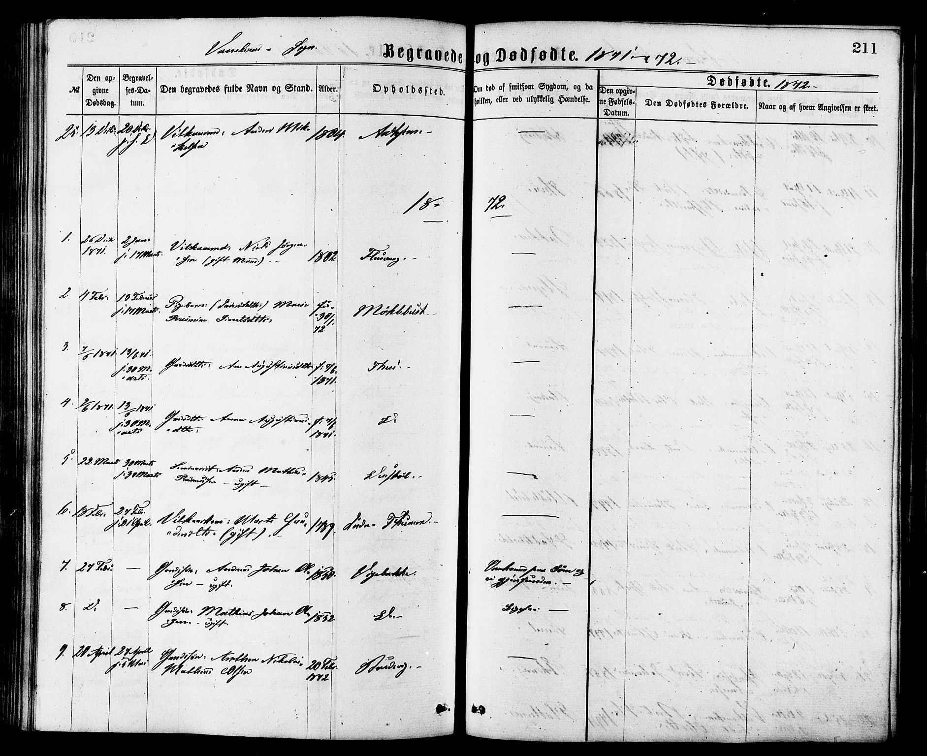 Ministerialprotokoller, klokkerbøker og fødselsregistre - Møre og Romsdal, AV/SAT-A-1454/501/L0007: Parish register (official) no. 501A07, 1868-1884, p. 211