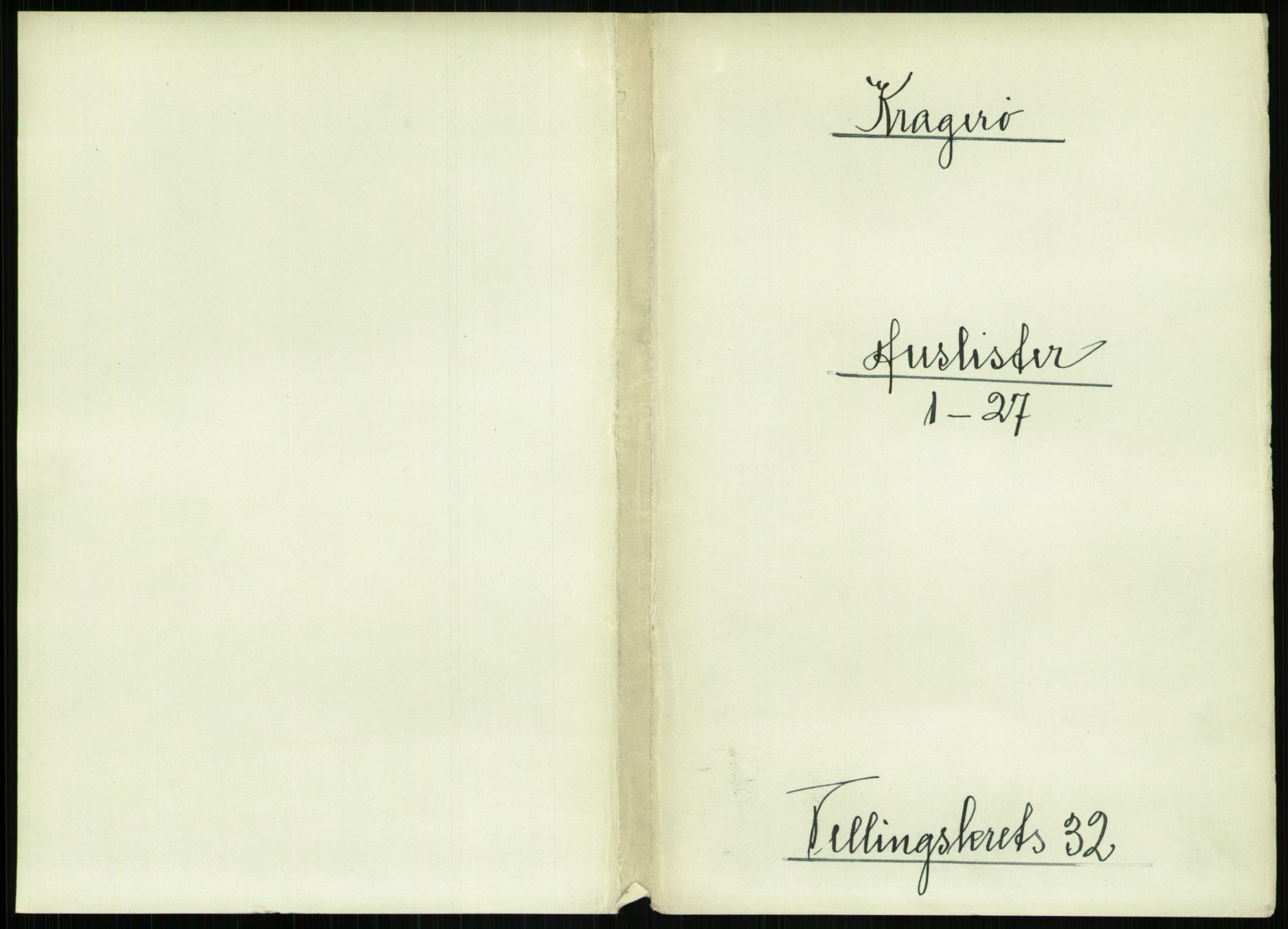 RA, 1891 census for 0801 Kragerø, 1891, p. 1140