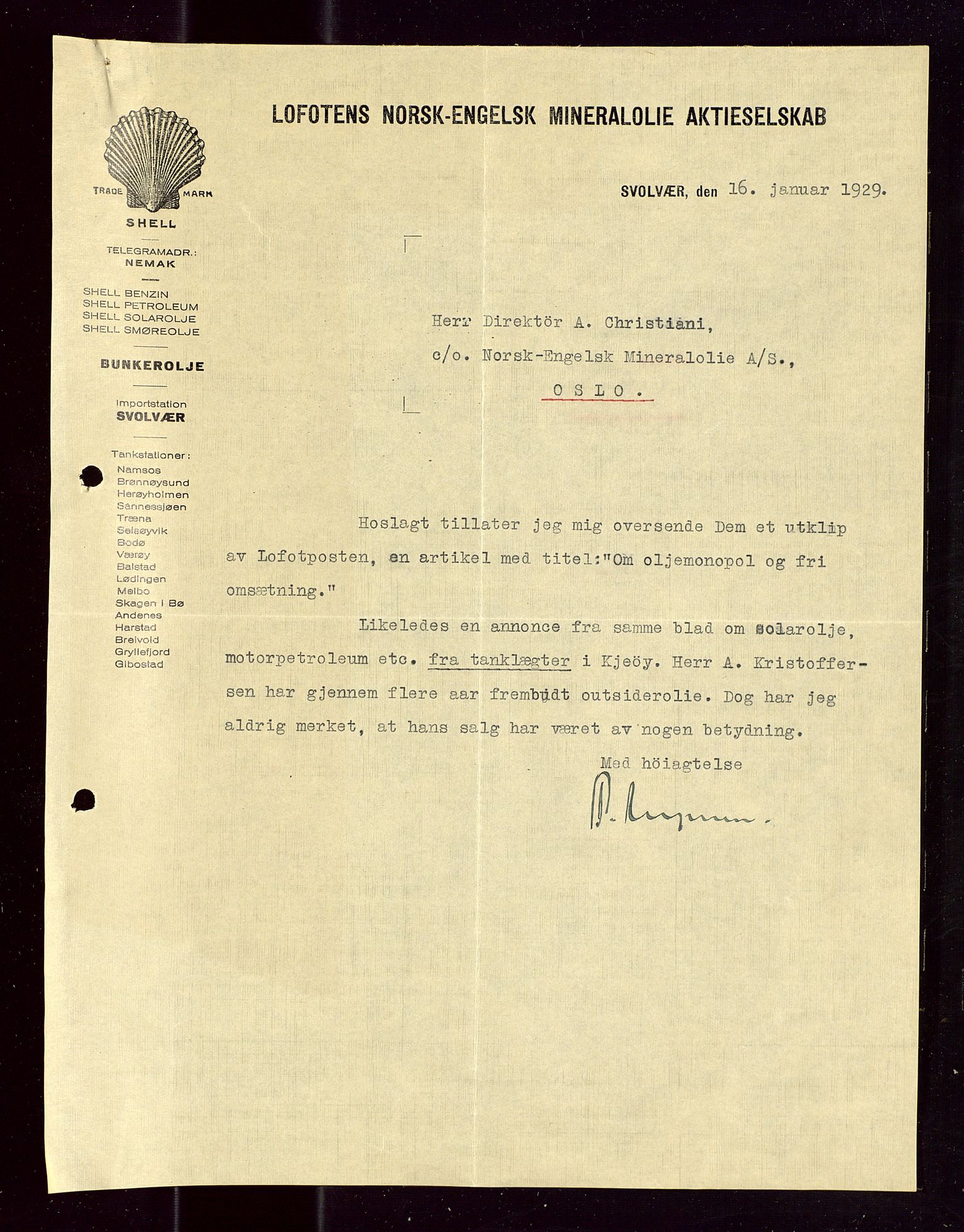 Pa 1521 - A/S Norske Shell, SAST/A-101915/E/Ea/Eaa/L0018: Sjefskorrespondanse, 1929, p. 245