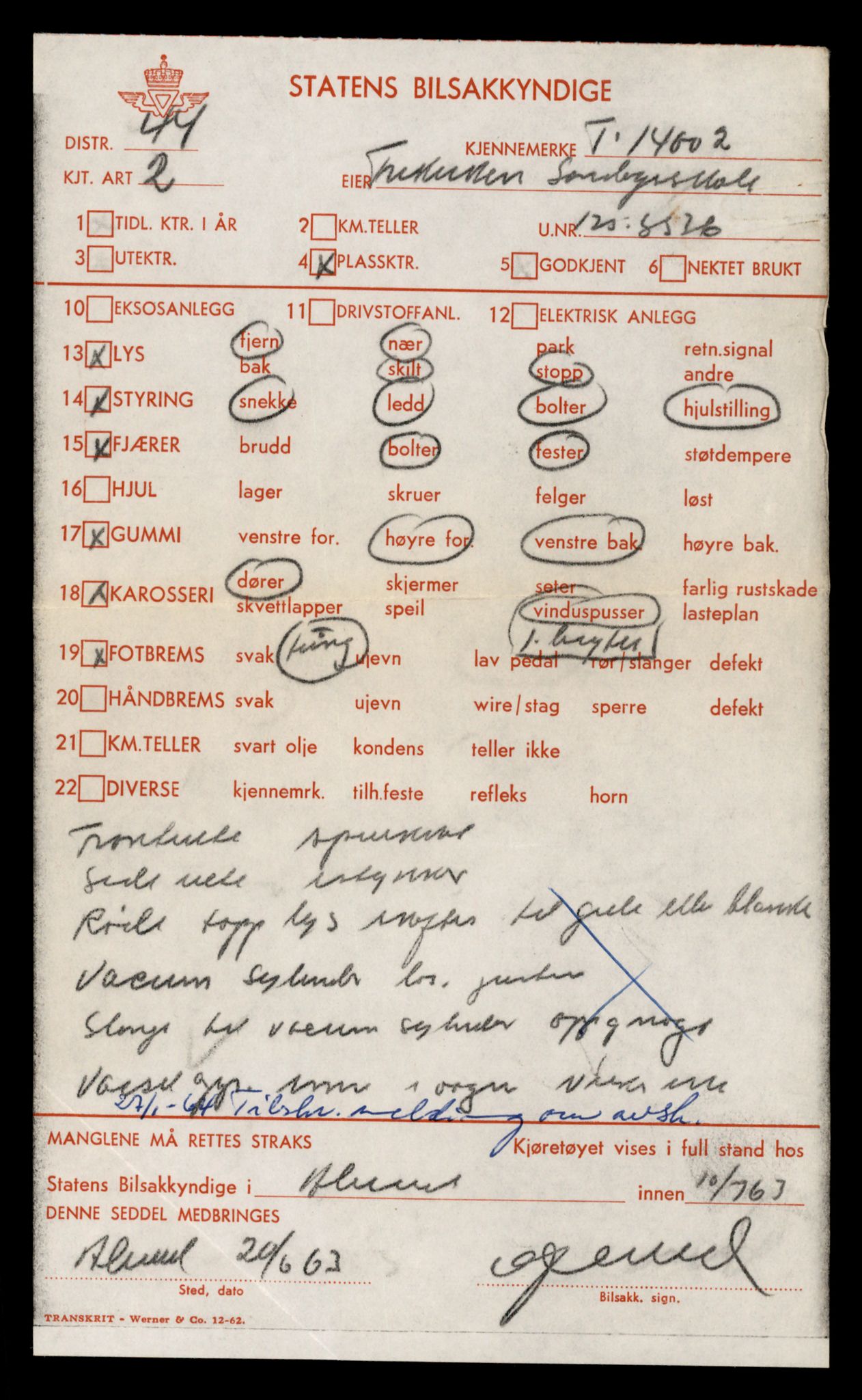 Møre og Romsdal vegkontor - Ålesund trafikkstasjon, AV/SAT-A-4099/F/Fe/L0042: Registreringskort for kjøretøy T 13906 - T 14079, 1927-1998, p. 1287