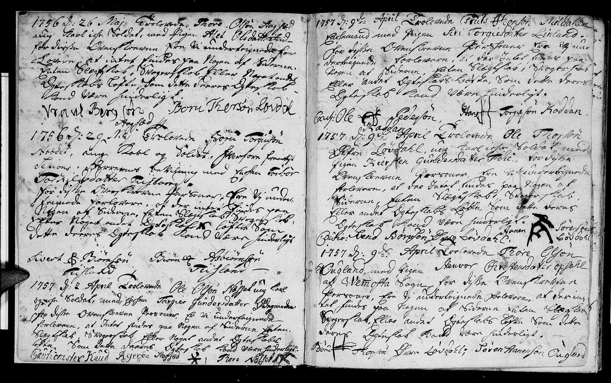 Holum sokneprestkontor, SAK/1111-0022/F/Fa/Fab/L0002: Parish register (official) no. A 2, 1753-1798, p. 4