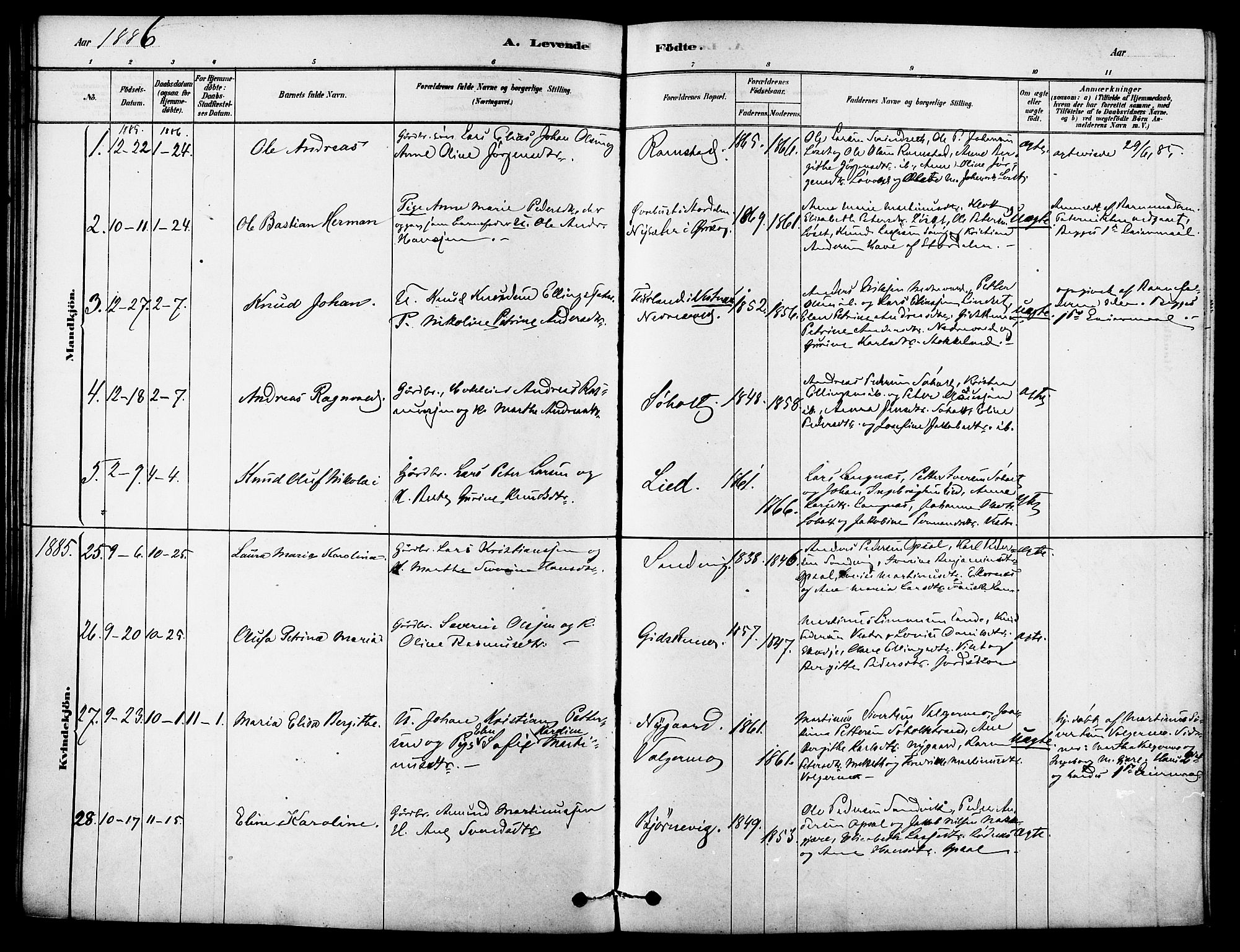 Ministerialprotokoller, klokkerbøker og fødselsregistre - Møre og Romsdal, AV/SAT-A-1454/522/L0315: Parish register (official) no. 522A10, 1878-1890