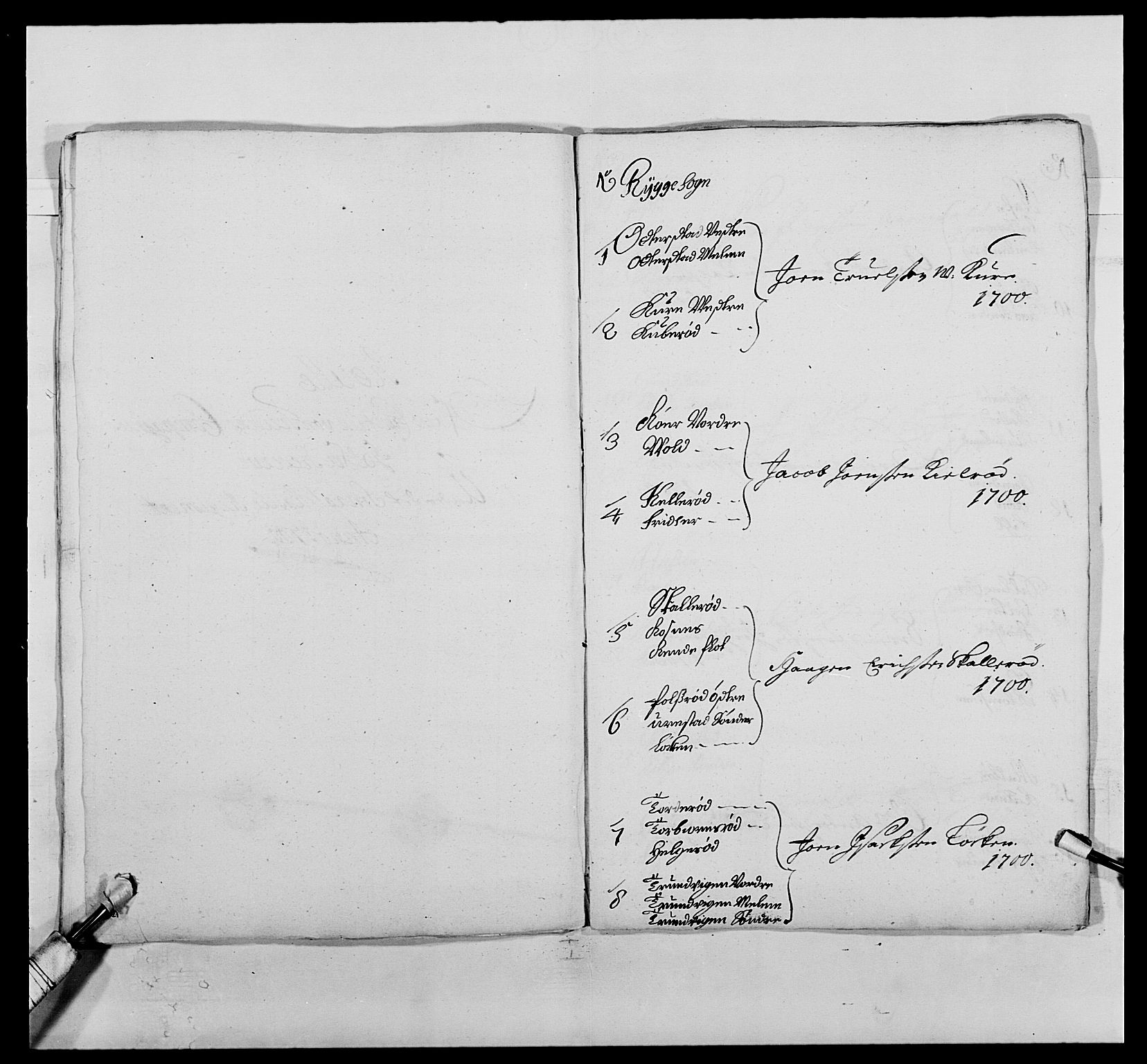 Kommanderende general (KG I) med Det norske krigsdirektorium, AV/RA-EA-5419/E/Ea/L0494: Smålenske regiment, 1697-1717, p. 231