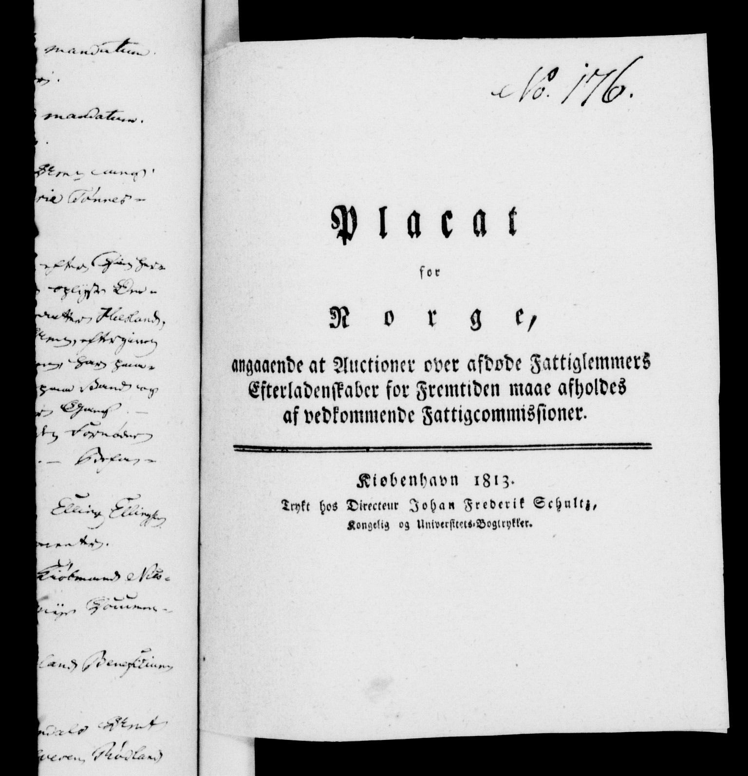 Danske Kanselli 1800-1814, RA/EA-3024/H/Hf/Hfb/Hfba/L0005: Registranter, 1811-1814, p. 303a