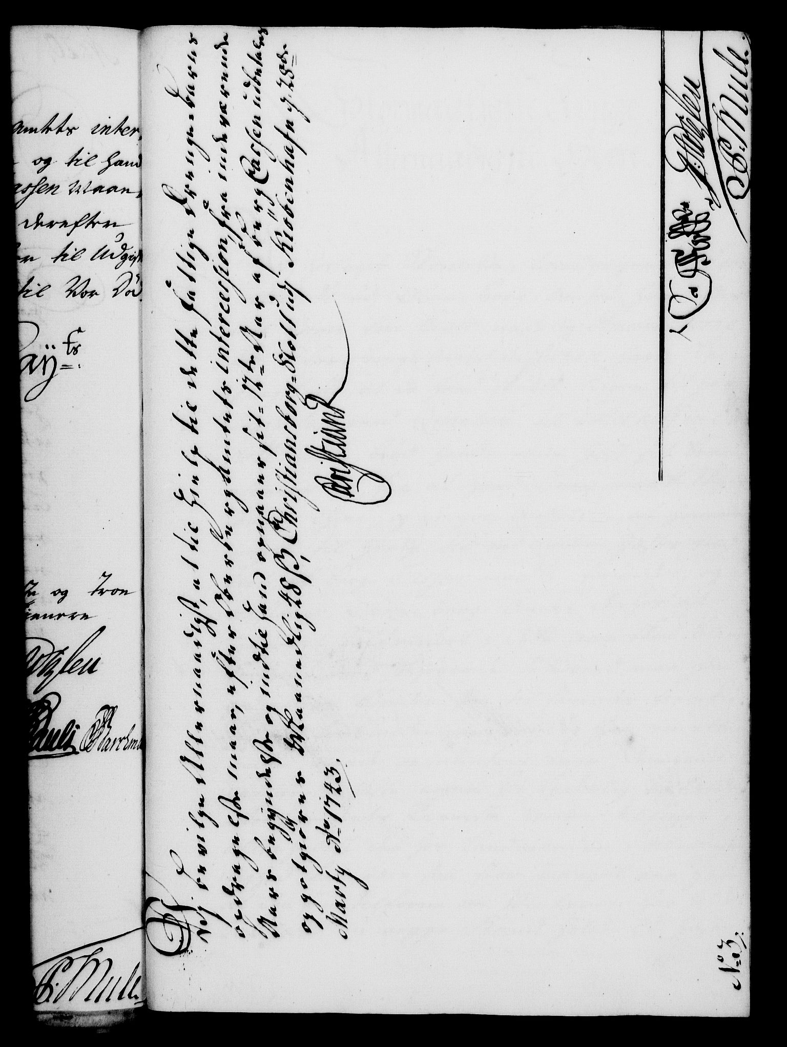 Rentekammeret, Kammerkanselliet, RA/EA-3111/G/Gf/Gfa/L0026: Norsk relasjons- og resolusjonsprotokoll (merket RK 52.26), 1743, p. 168