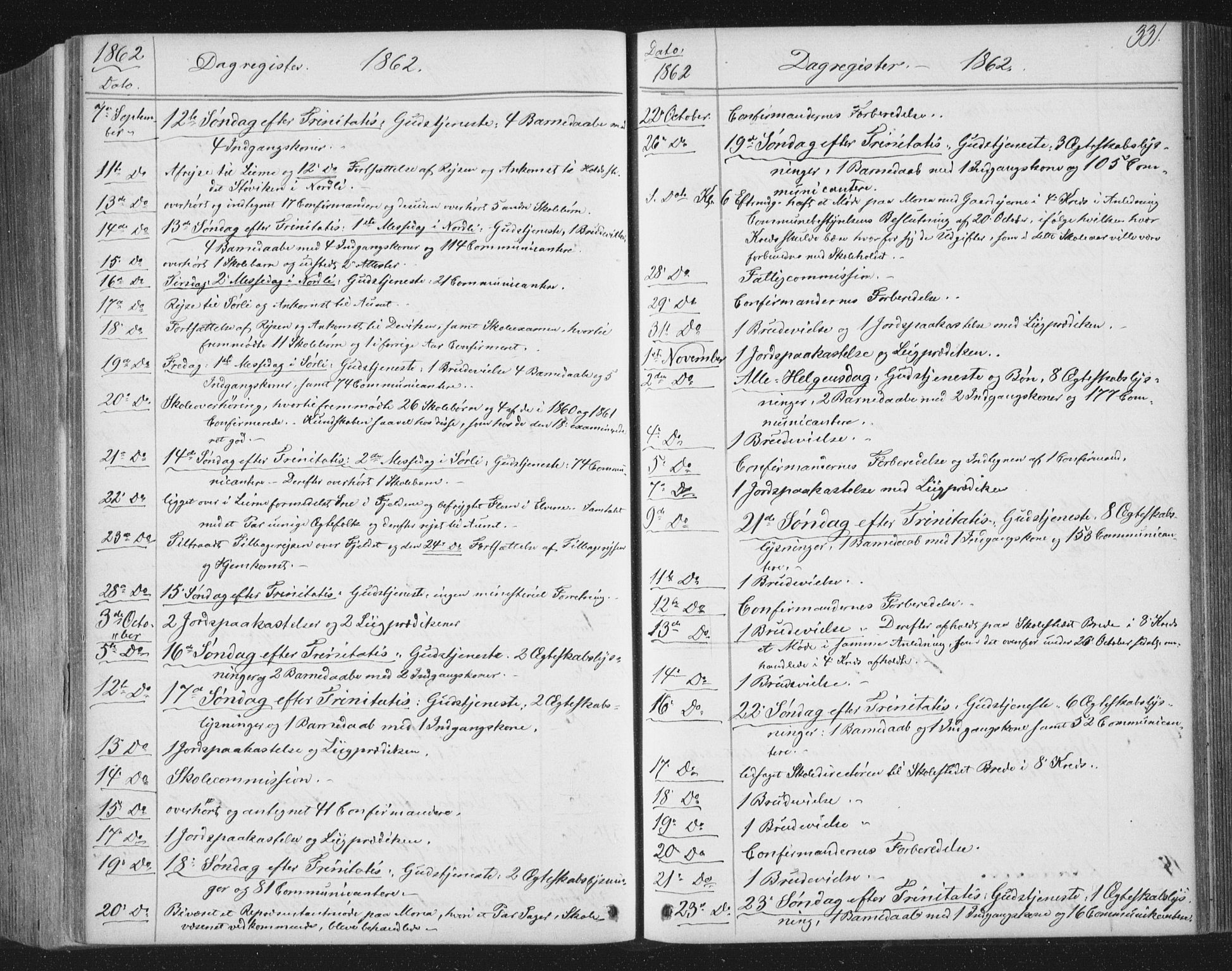 Ministerialprotokoller, klokkerbøker og fødselsregistre - Nord-Trøndelag, SAT/A-1458/749/L0472: Parish register (official) no. 749A06, 1857-1873, p. 331
