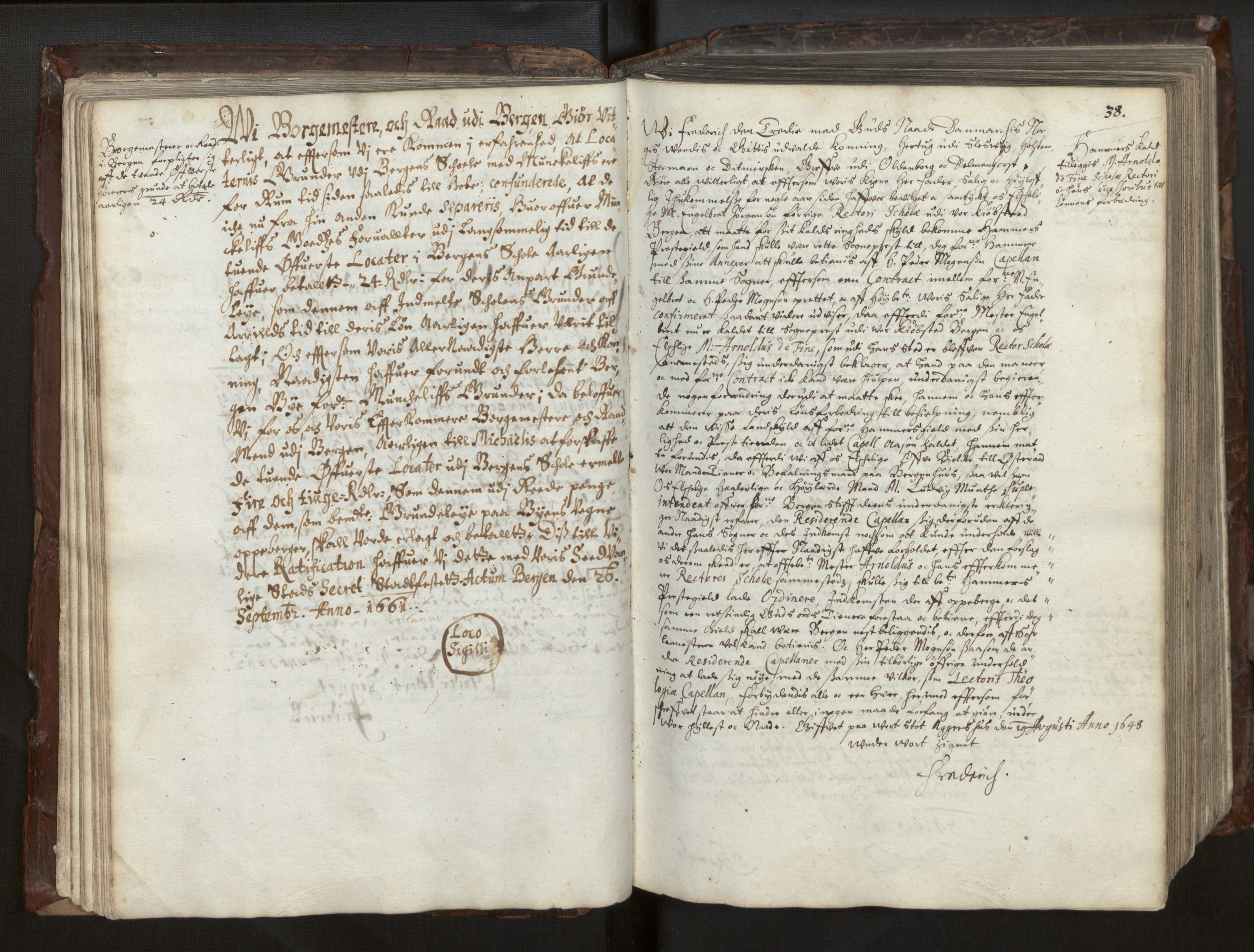 Bjørgvin biskop, AV/SAB-A-5601/Ga/L0014: Jordebøker for geistleg gods og andre rekneskapsprotokollar, 1609-1737, p. 37b-38a