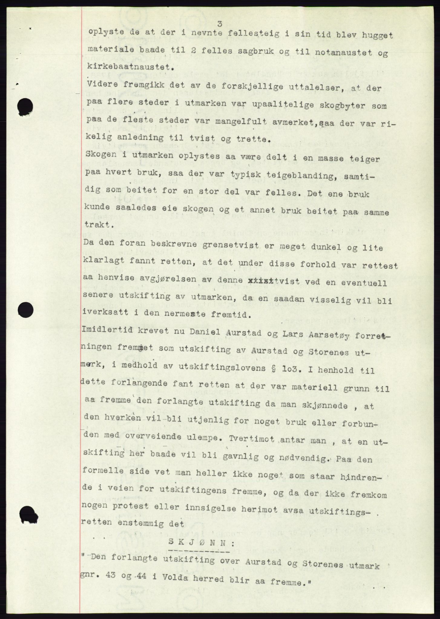 Søre Sunnmøre sorenskriveri, AV/SAT-A-4122/1/2/2C/L0083: Mortgage book no. 9A, 1948-1949, Diary no: : 59/1949